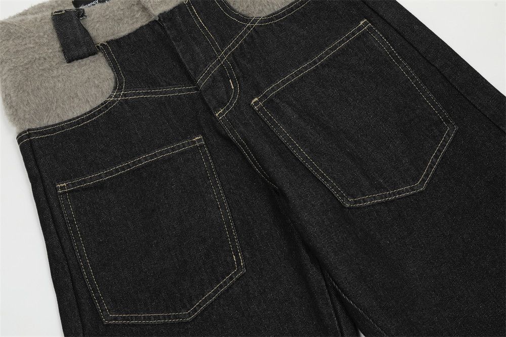 Japanese Brand × Jean Men's street washed straight stitching multi-pocket jeans Size US 32 / EU 48 - 6 Thumbnail
