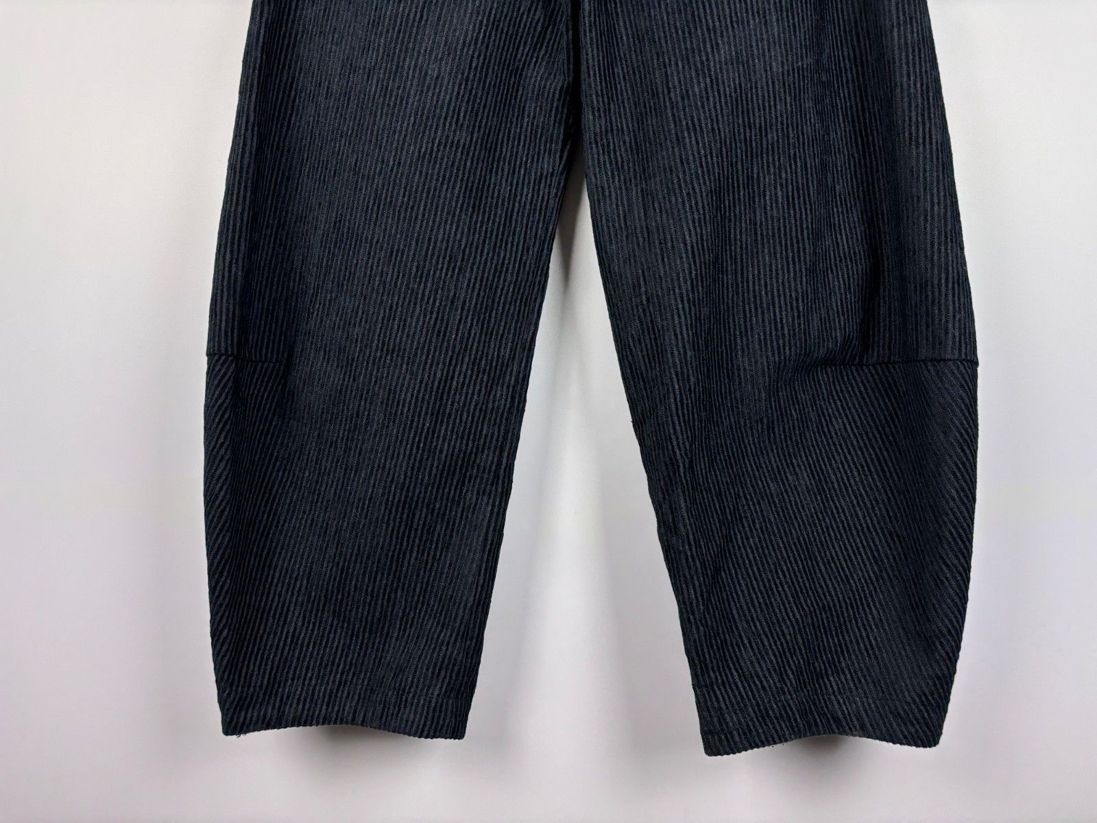 OSKA Womens OSKA Corduroy Barrel-Leg Pants Black Trousers Size 0 Size 28" / US 6 / IT 42 - 6 Thumbnail