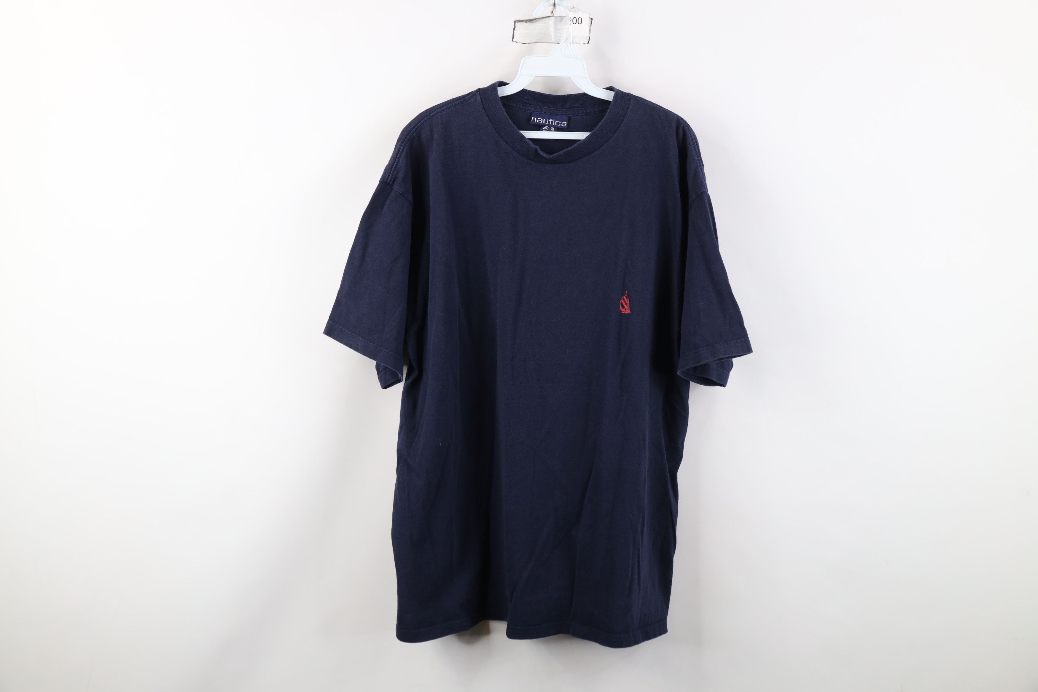 Nautica Vintage 90s Nautica Sailboat Short Sleeve T-Shirt Blue USA Size US XL / EU 56 / 4 - 1 Thumbnail