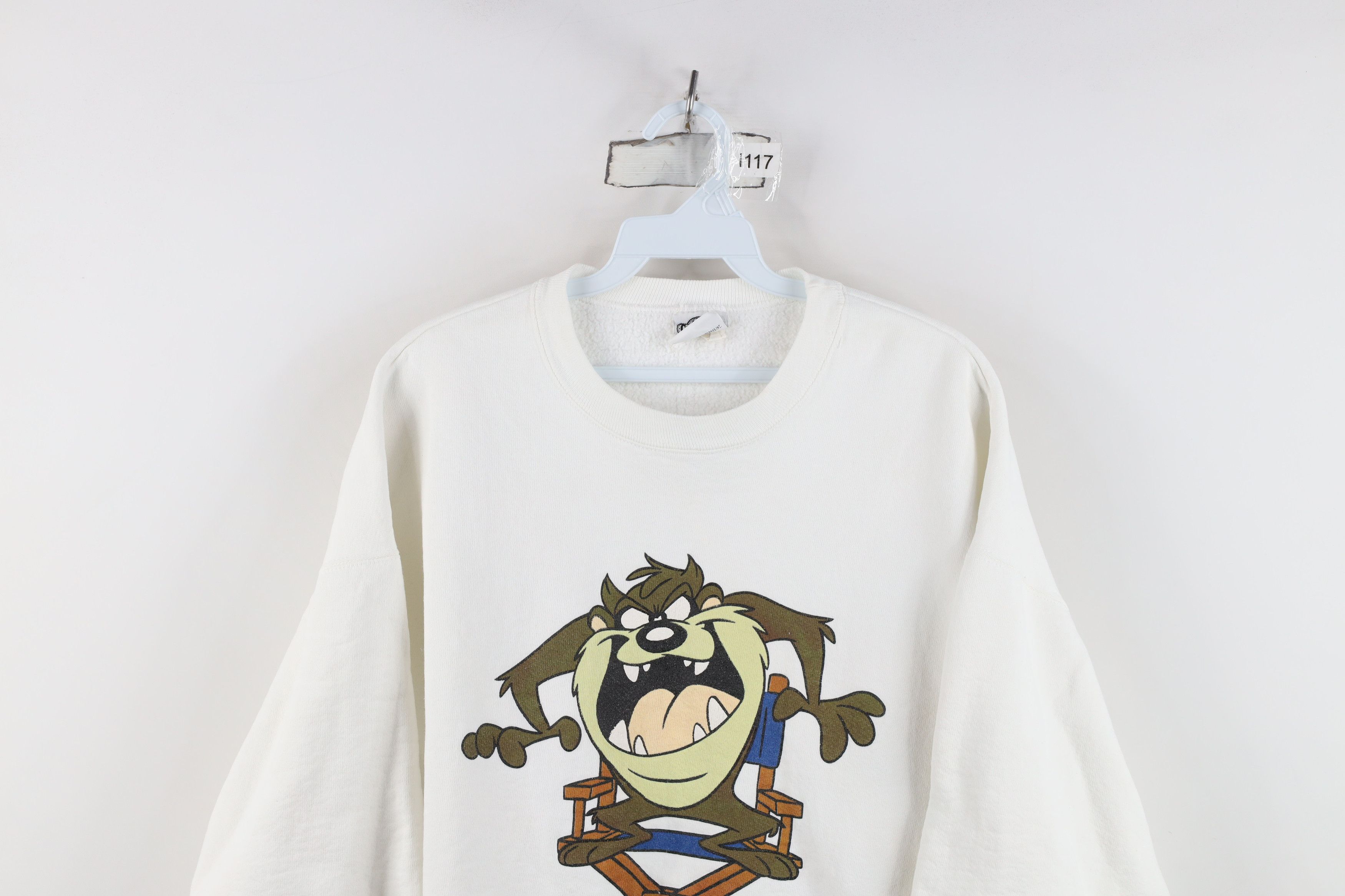 Vintage Vintage 90s Looney Tunes Taz Tasmanian Devil Sweatshirt Size US XL / EU 56 / 4 - 2 Thumbnail