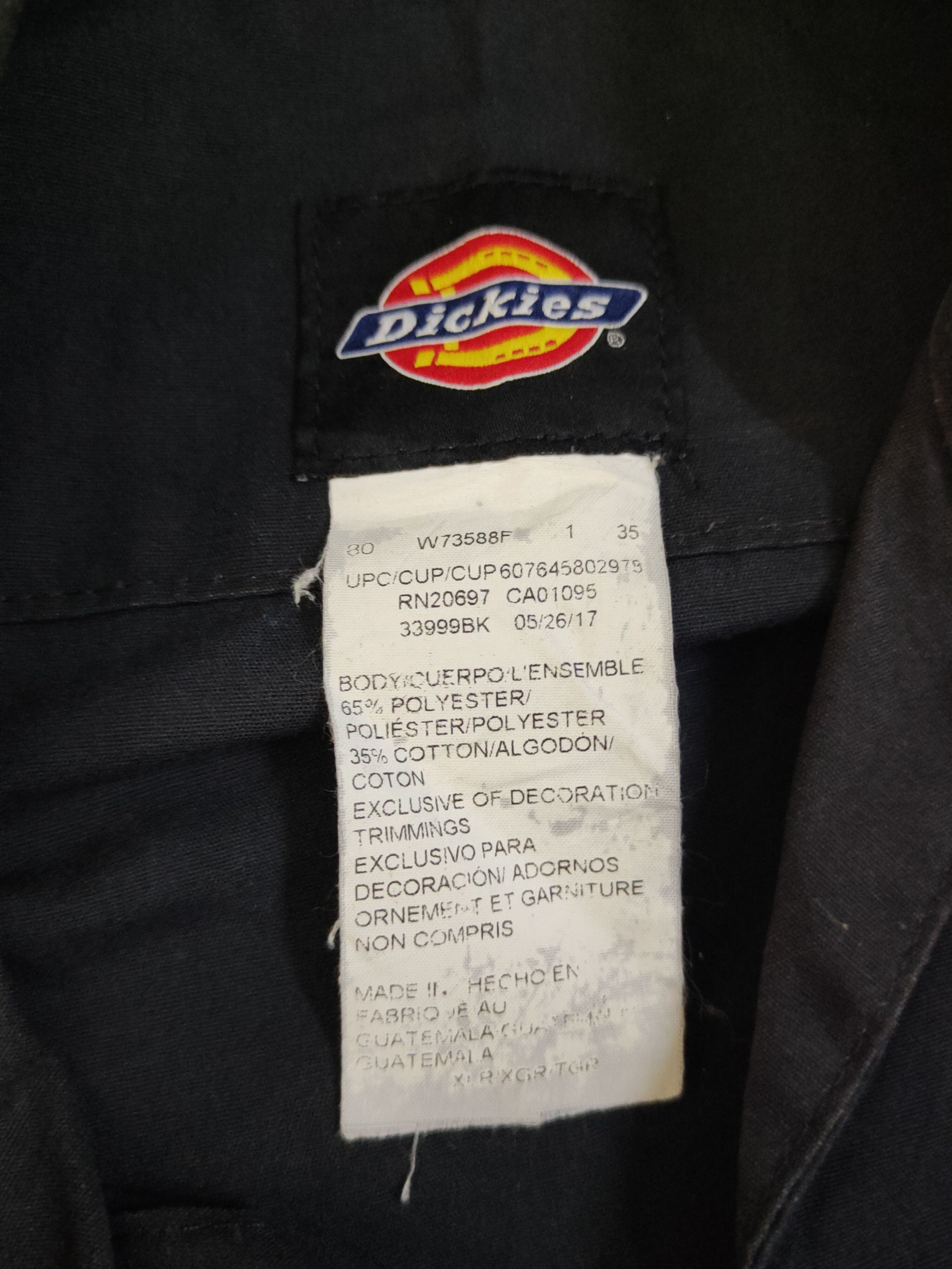 Dickies DL Dickies Black Coveralls #5164T Size US 35 - 24 Thumbnail