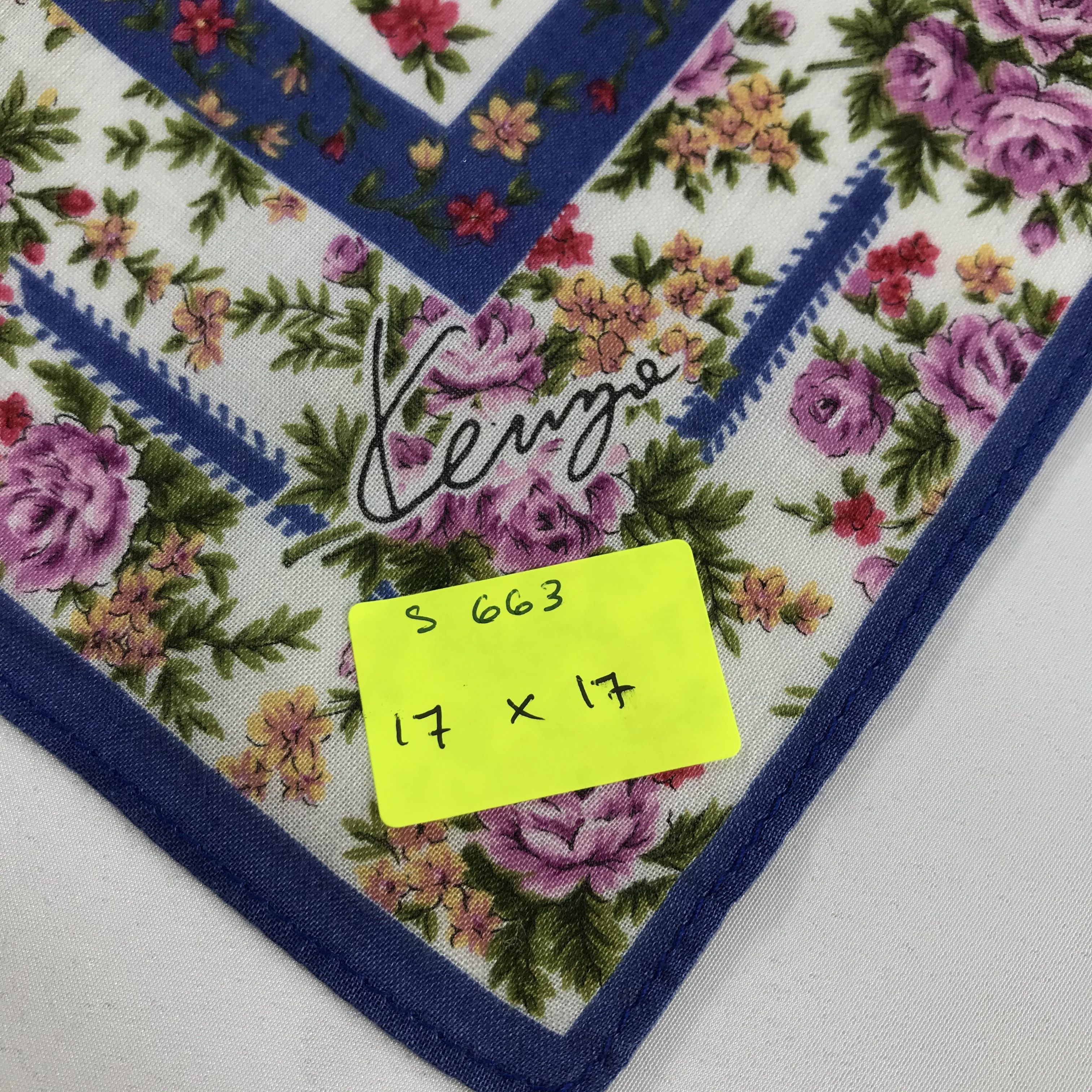 Kenzo × Vintage Kenzo Bandana / Handkerchief / Neckerchief - S663 Size ONE SIZE - 5 Thumbnail