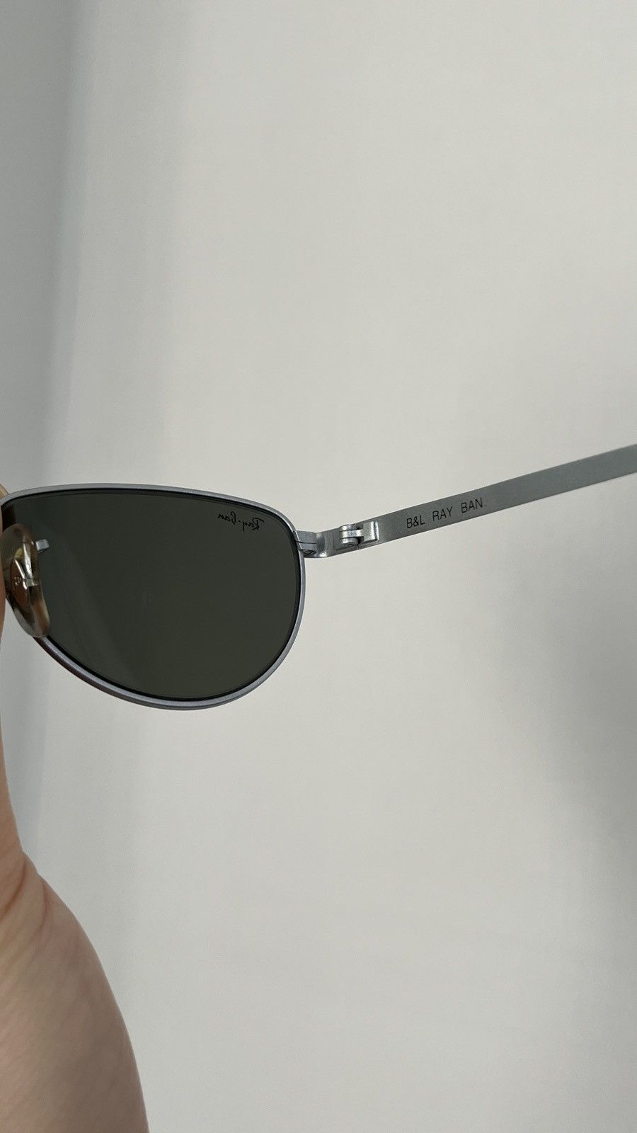 RayBan 🔥Holy Grail🔥Still New! 90s B&L Sidestreet🕶️ Silver Shine✨ Size ONE SIZE - 10 Thumbnail