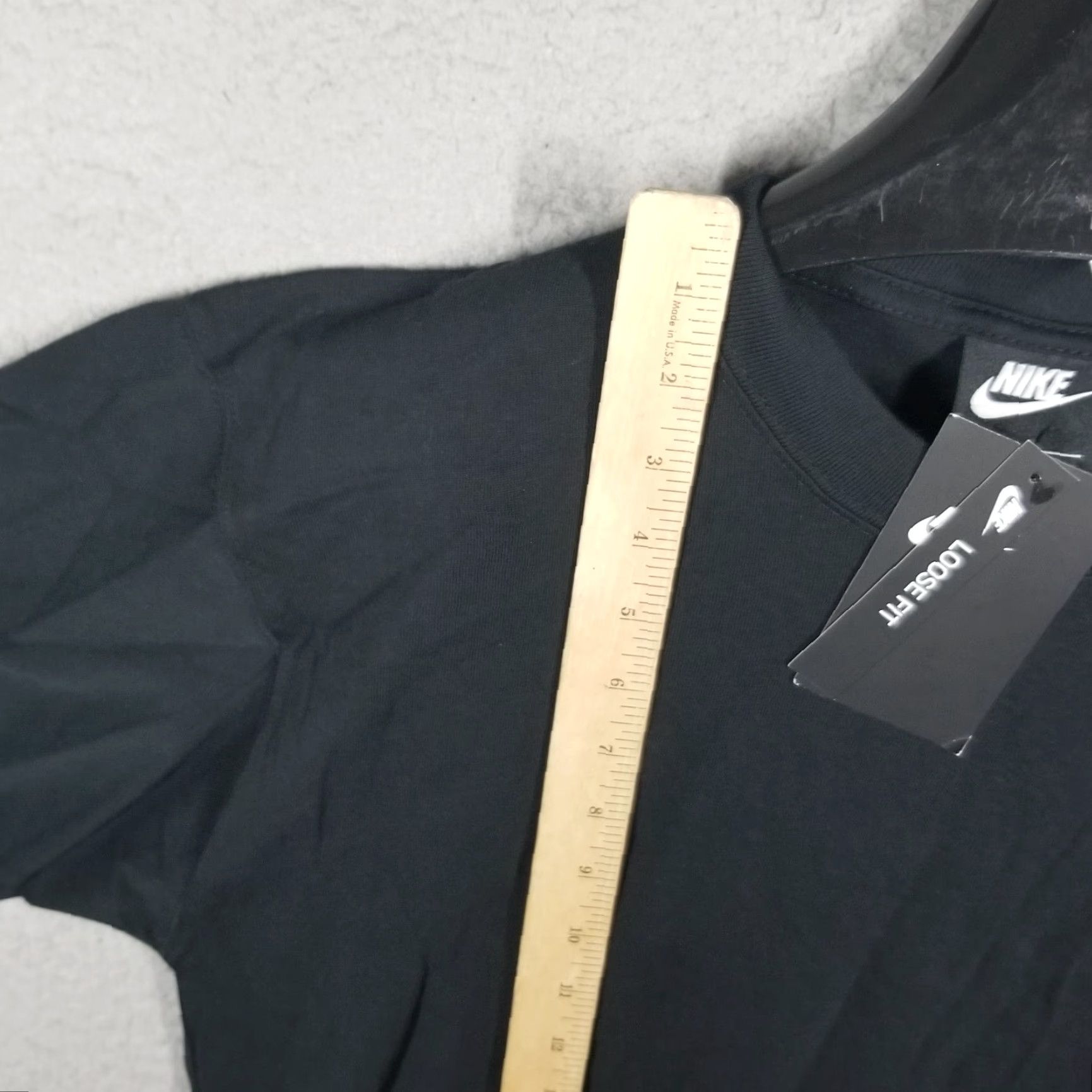 Nike Nike Sportswear Men's XS T-Shirt Black Grey Activewear Casual Athleisure 2010s Size US XS / EU 42 / 0 - 4 Thumbnail