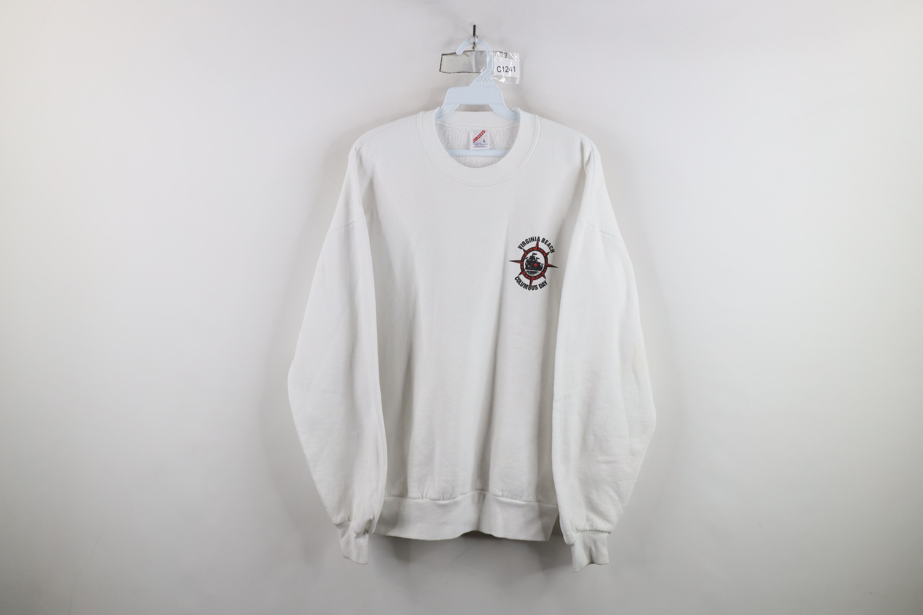 Vintage Vintage 90s Columbus Day Soccer Tournament Sweatshirt USA Size US L / EU 52-54 / 3 - 1 Thumbnail