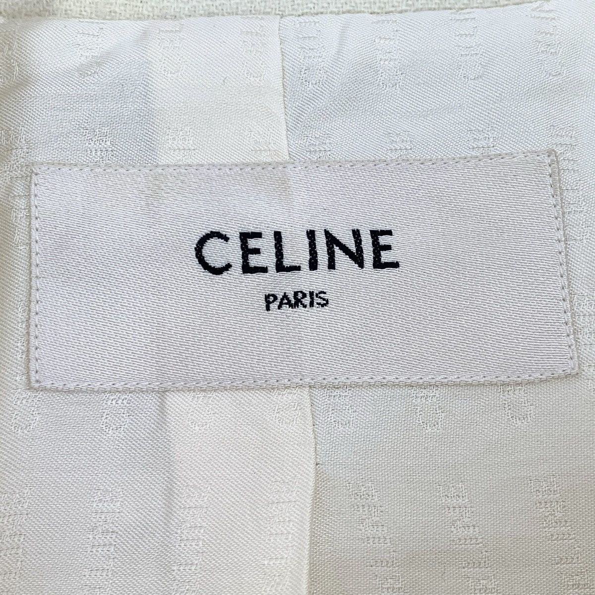 Celine Celine Striped Single Breasted Short Sleeve Jacket Size XS / US 0-2 / IT 36-38 - 9 Thumbnail