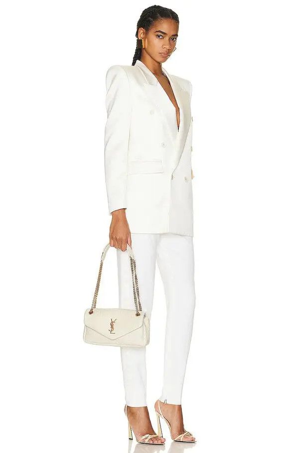 Saint Laurent Paris o1bcso1str1225 Size:OS/Calypso In Organza in White Size ONE SIZE - 4 Thumbnail