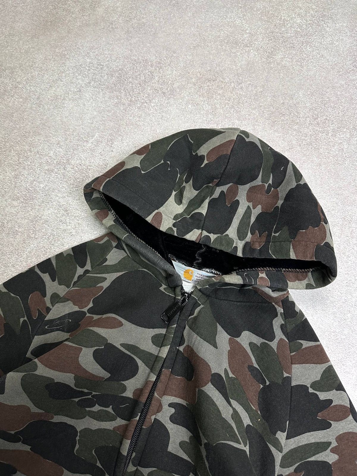 Carhartt Vintage Carhartt Camo Active Zip Hoodie M Size US M / EU 48-50 / 2 - 5 Thumbnail