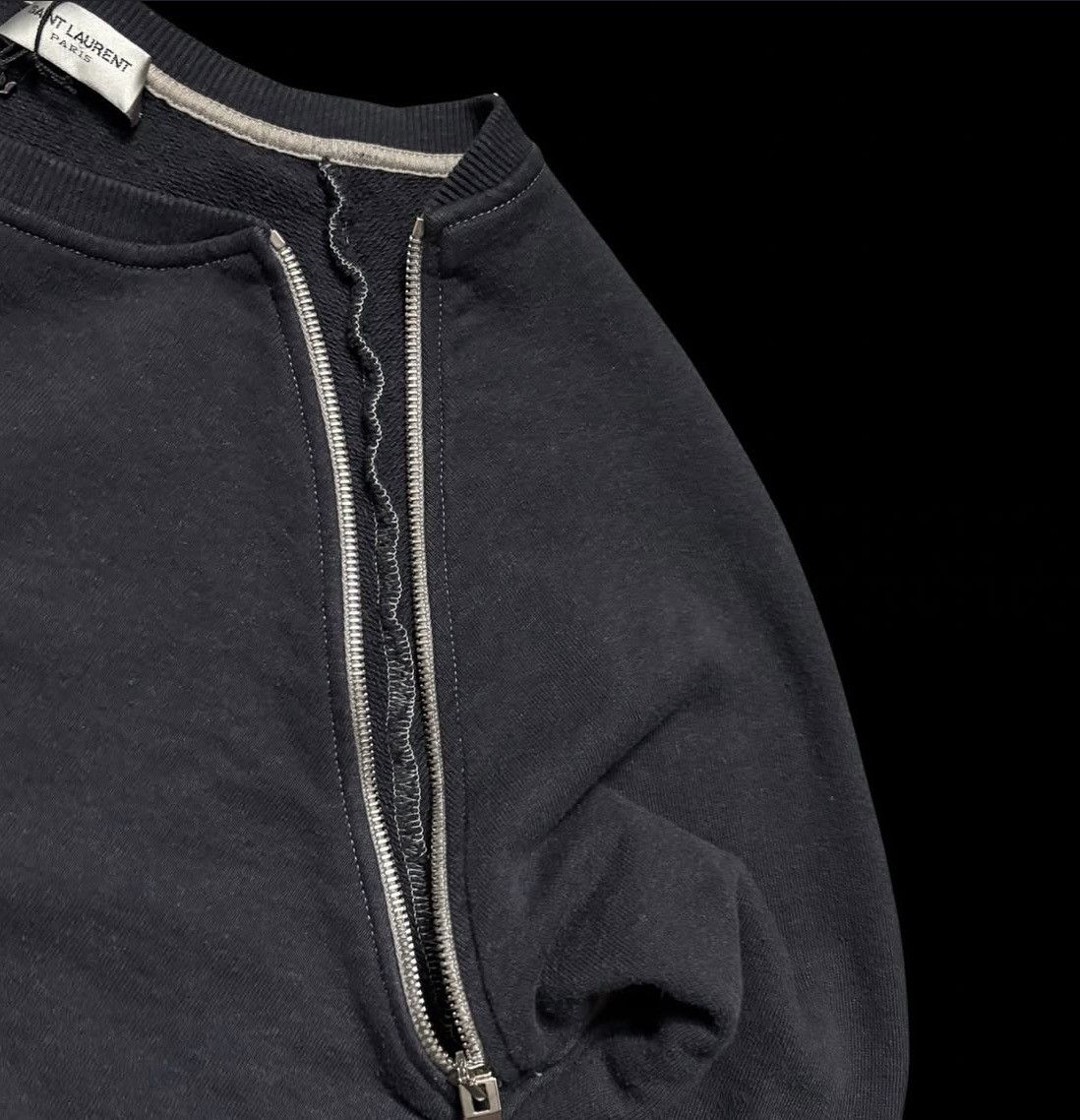 Saint Laurent Paris fw14 saint laurent paris asymmetrical zipper sweater Size US S / EU 44-46 / 1 - 3 Thumbnail