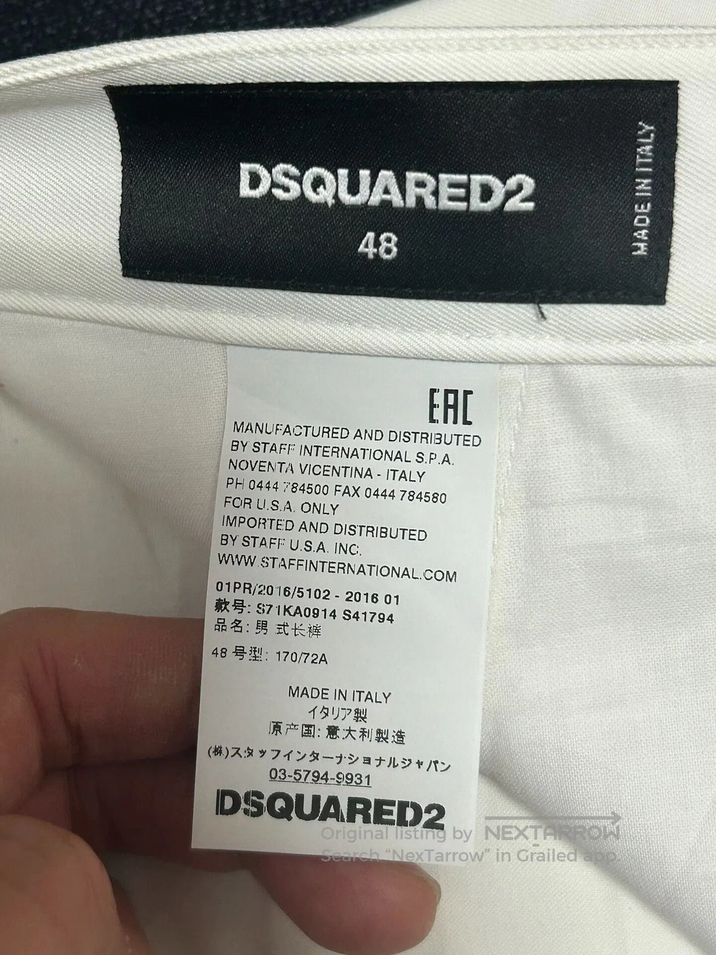 Dsquared2 dsquared2 Casual Pants in White. Size US 32 / EU 48 - 7 Thumbnail