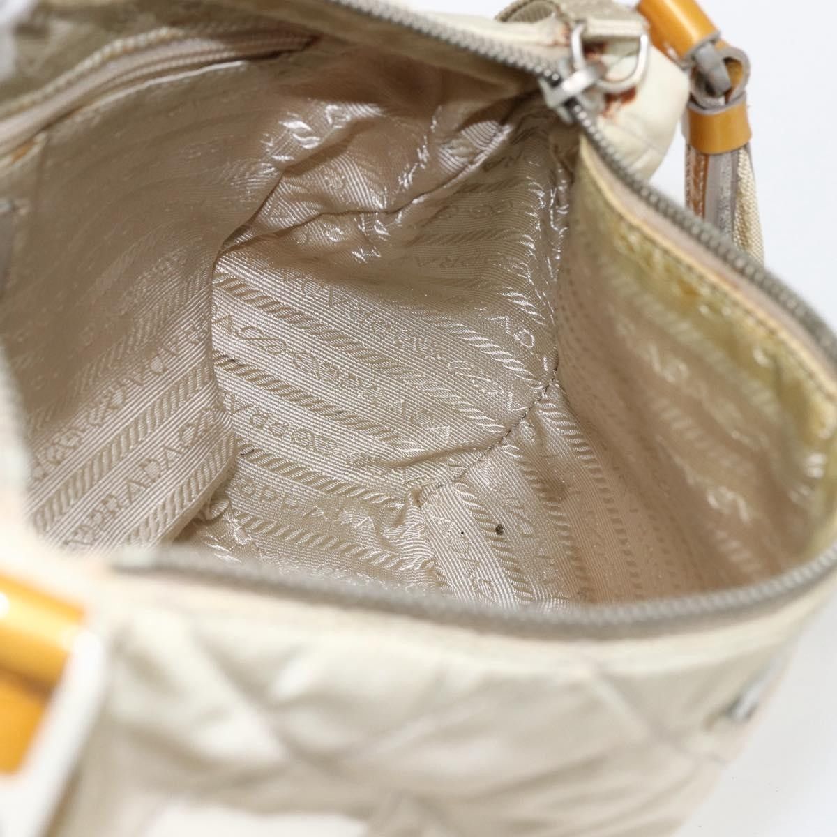 Prada PRADA Shoulder Bag Nylon Yellow Silver Auth 169507 - Jerrill Size ONE SIZE - 19 Thumbnail