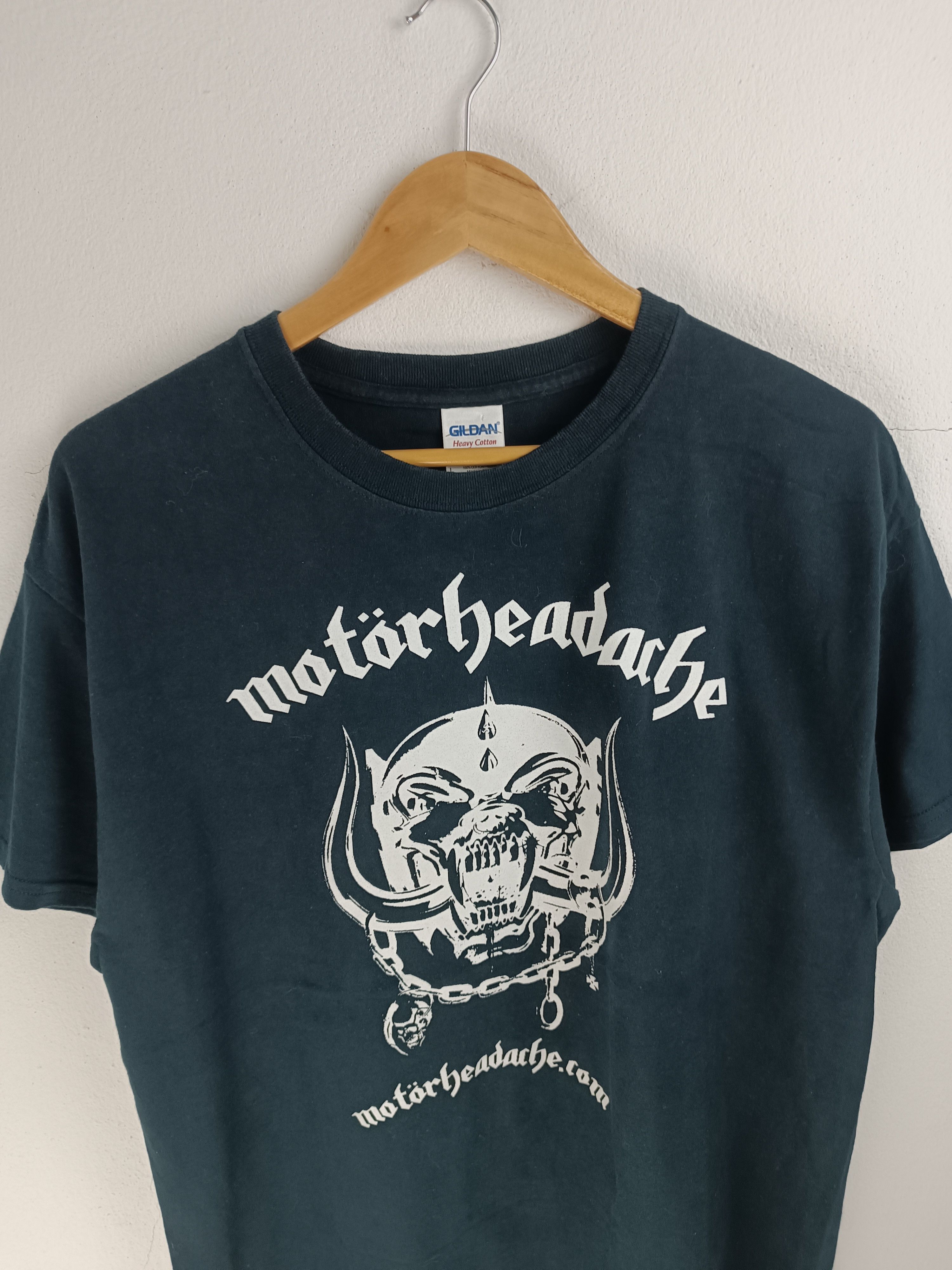 Band Tees VINTAGE MOTORHEADACHE LEMMY TRIBUTE METAL PUNK TEE THRASH Size US M / EU 48-50 / 2 - 10 Thumbnail