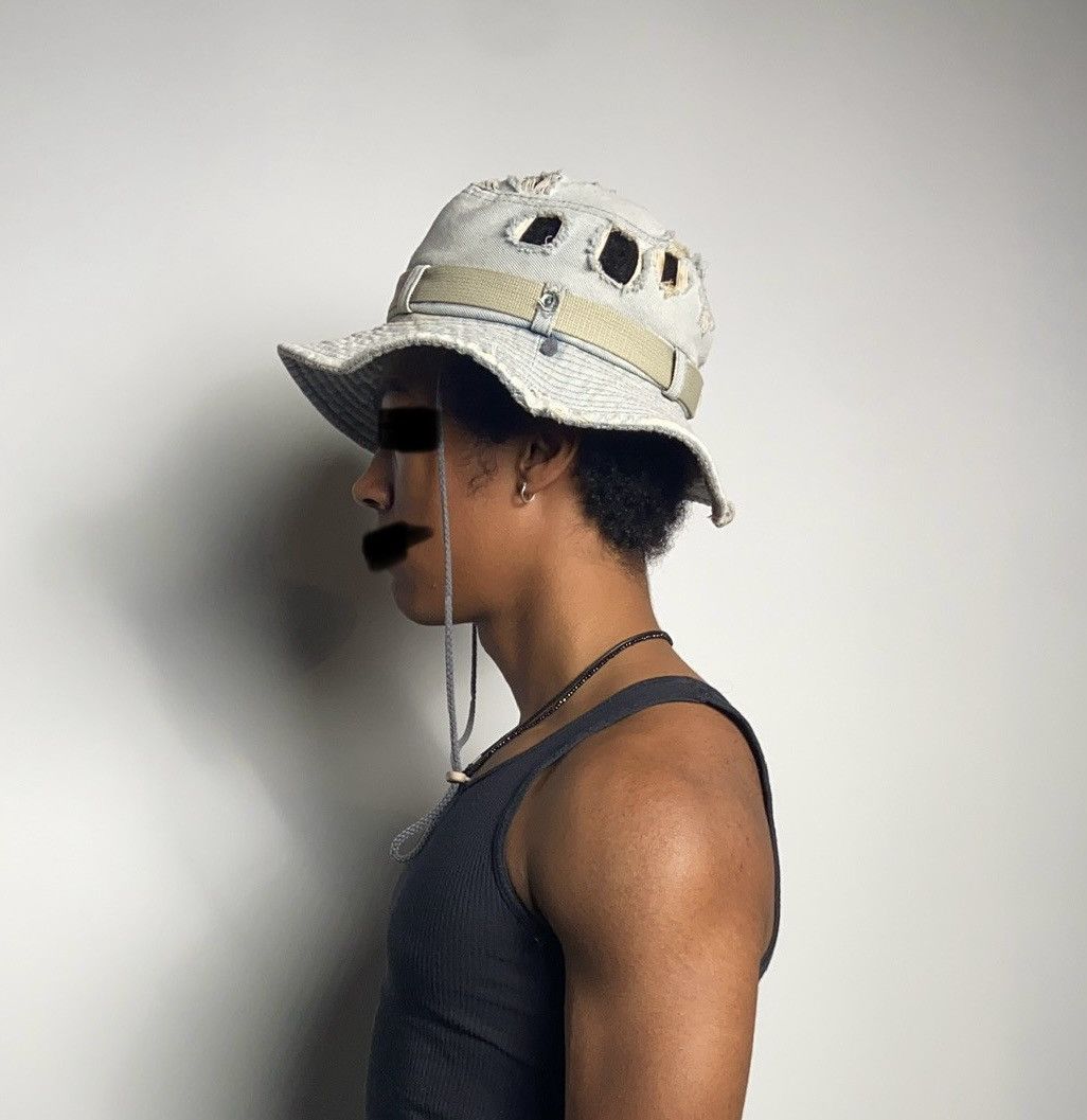 Japanese Brand × Vintage Vintage Japanese distressed denim Sun hat Size ONE SIZE - 3 Thumbnail