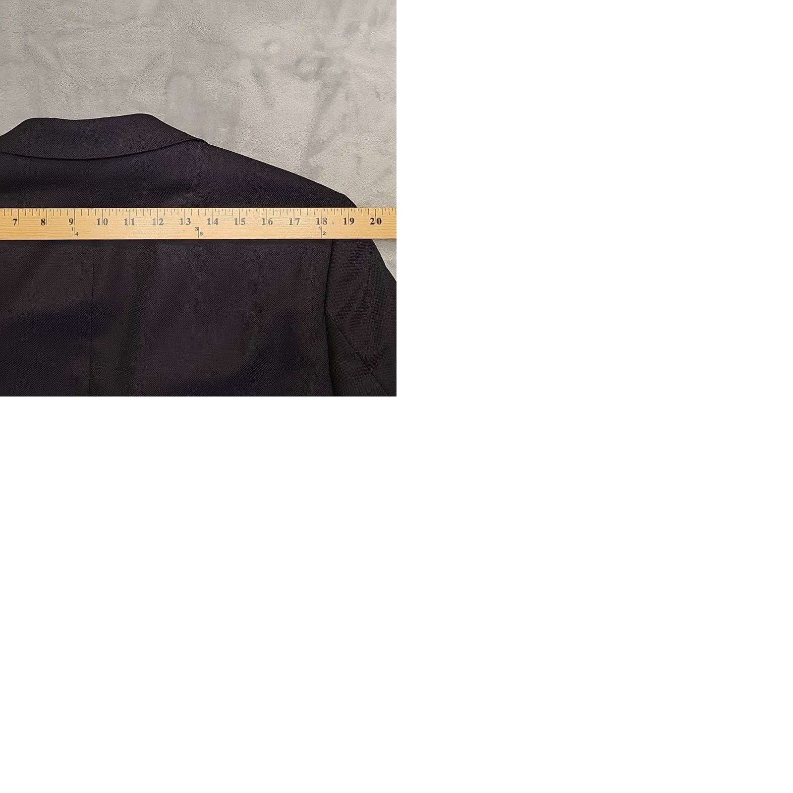 Hugo Boss Hugo Boss Blazer Mens 40R Black Wool Italy Guabello Biotech Suit Sport Jacket Size 40R - 9 Thumbnail
