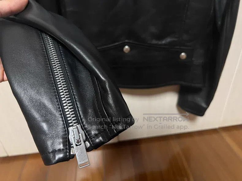 Saint Laurent Paris Saint Laurent Paris Classic black sheepskin motorcycle jac Size US M / EU 48-50 / 2 - 7 Thumbnail