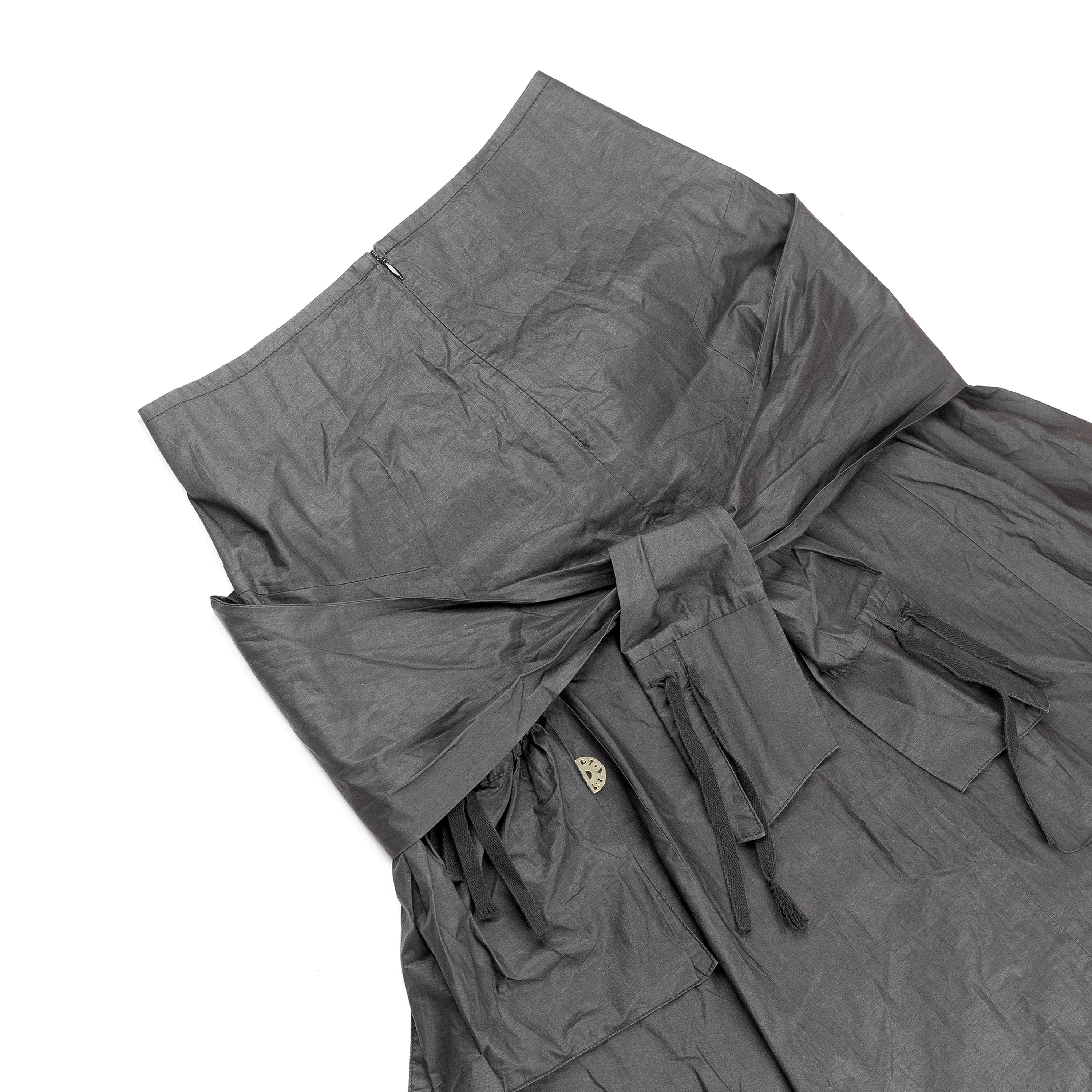 Vintage Vintage Black Asymmetrical Skirt (S-M) Size 27" / US 4 / IT 40 - 2 Thumbnail