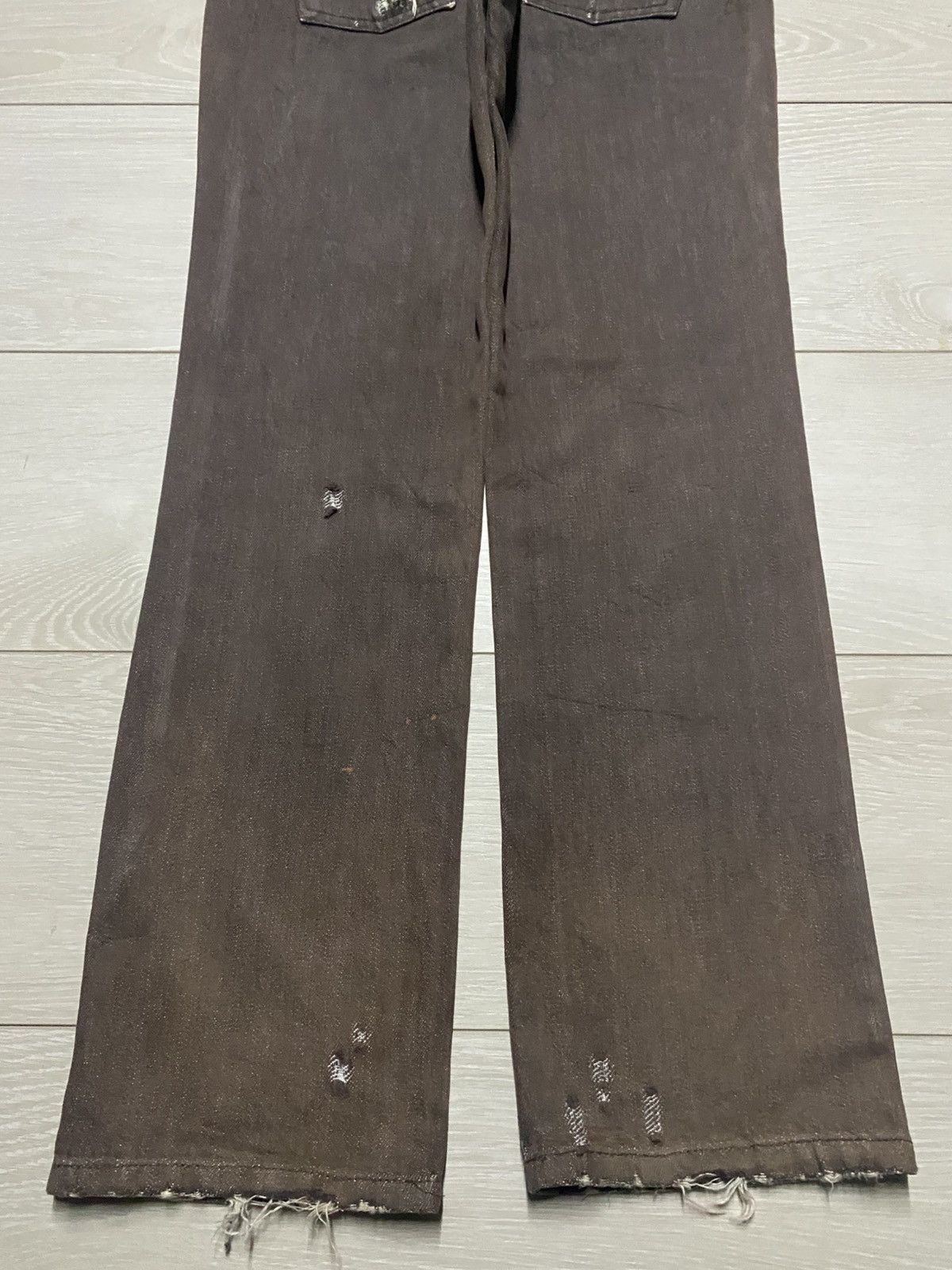 Japanese Brand Vintage Japanese Brand Distressed SLim Fit Streetwear Jeans Size US 29 - 6 Thumbnail