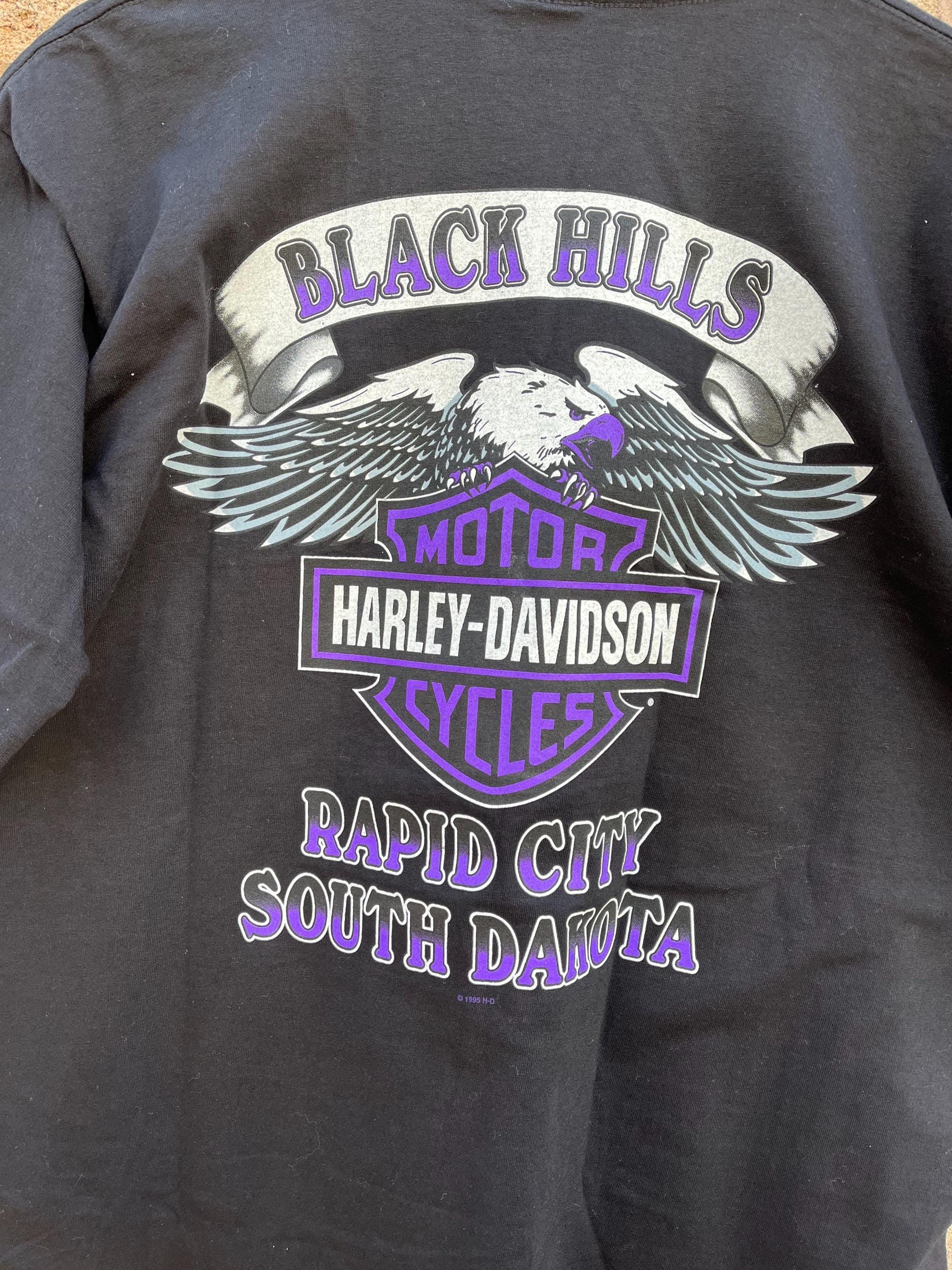 Vintage Vintage Harley Davidson Sturgis Rally 1995 T-shirt Size US L / EU 52-54 / 3 - 4 Thumbnail