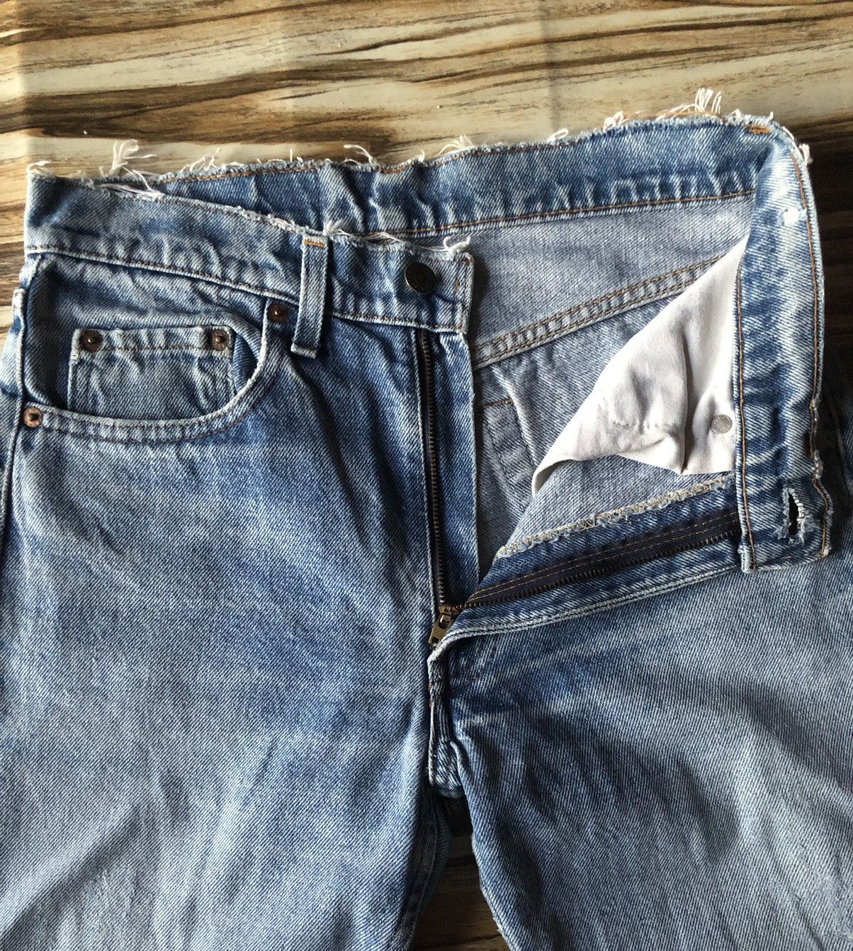 Levi's Vintage 80s Levis 505 USA Distressed Denim Size US 31 - 7 Thumbnail