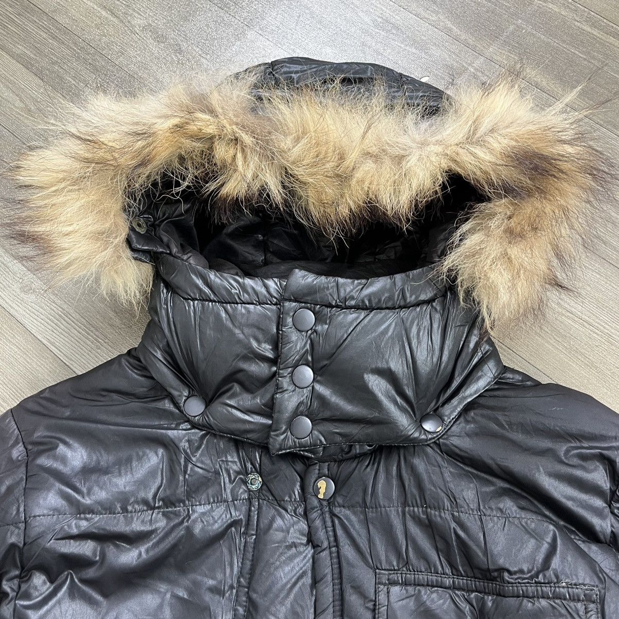 Japanese Brand 2000s Breathmint IfSixWasNine Kmrii Goa Lgb Fur Down Jacket Size US L / EU 52-54 / 3 - 6 Thumbnail