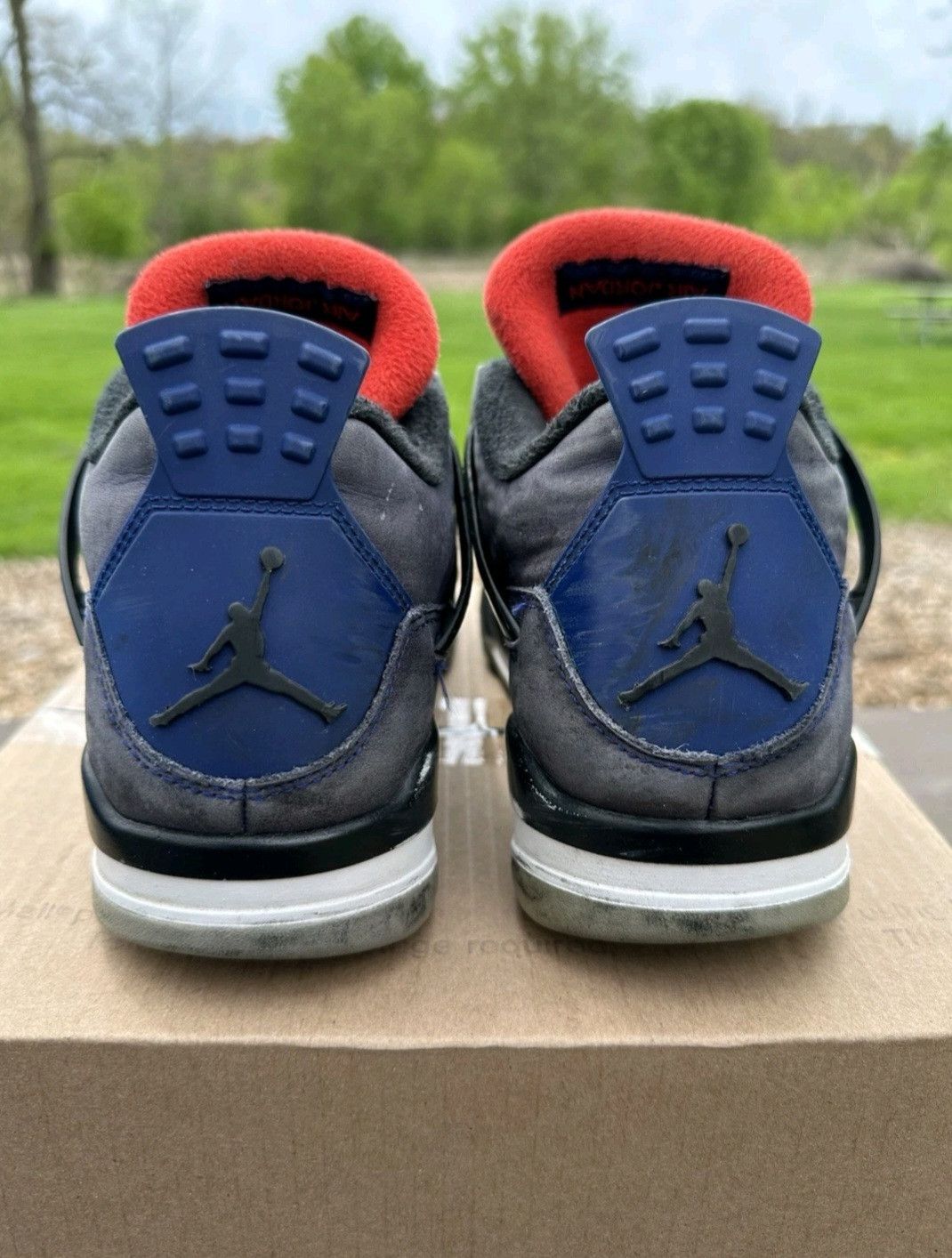 Jordan Brand Nike Air Jordan Retro 4 Winter Loyal Blue Size 10.5 Men Size US 10.5 / EU 43-44 - 6 Thumbnail