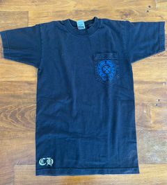 Buy Chrome Hearts Cemetery Cross Baseball Baby T-Shirt 'Blue' - 1383  2SS220103CCBBT BLUE