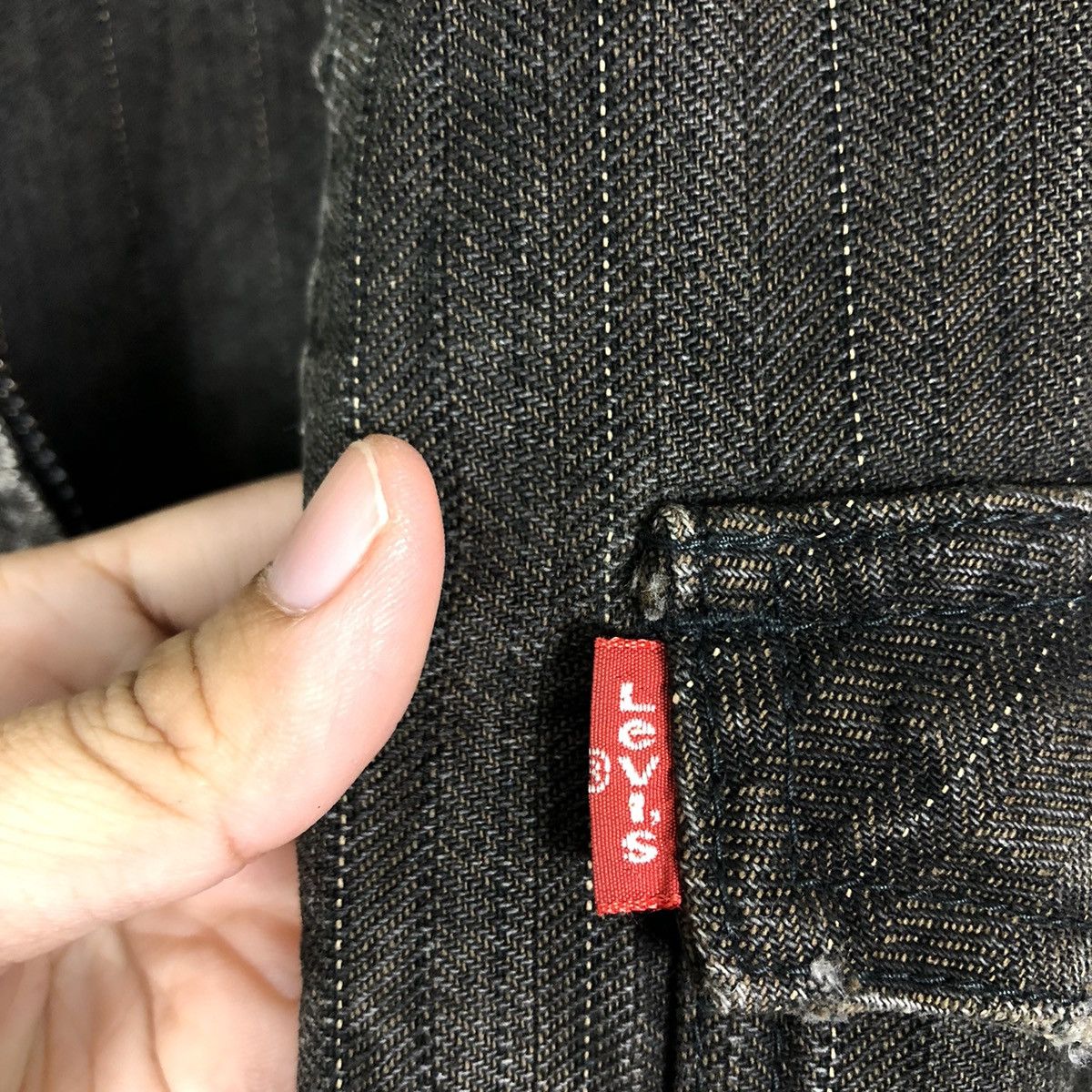 Levi's Vintage Clothing 🔥90’s Vintage Hikory Chore Jacket Levi’s Zipper Size US M / EU 48-50 / 2 - 14 Thumbnail