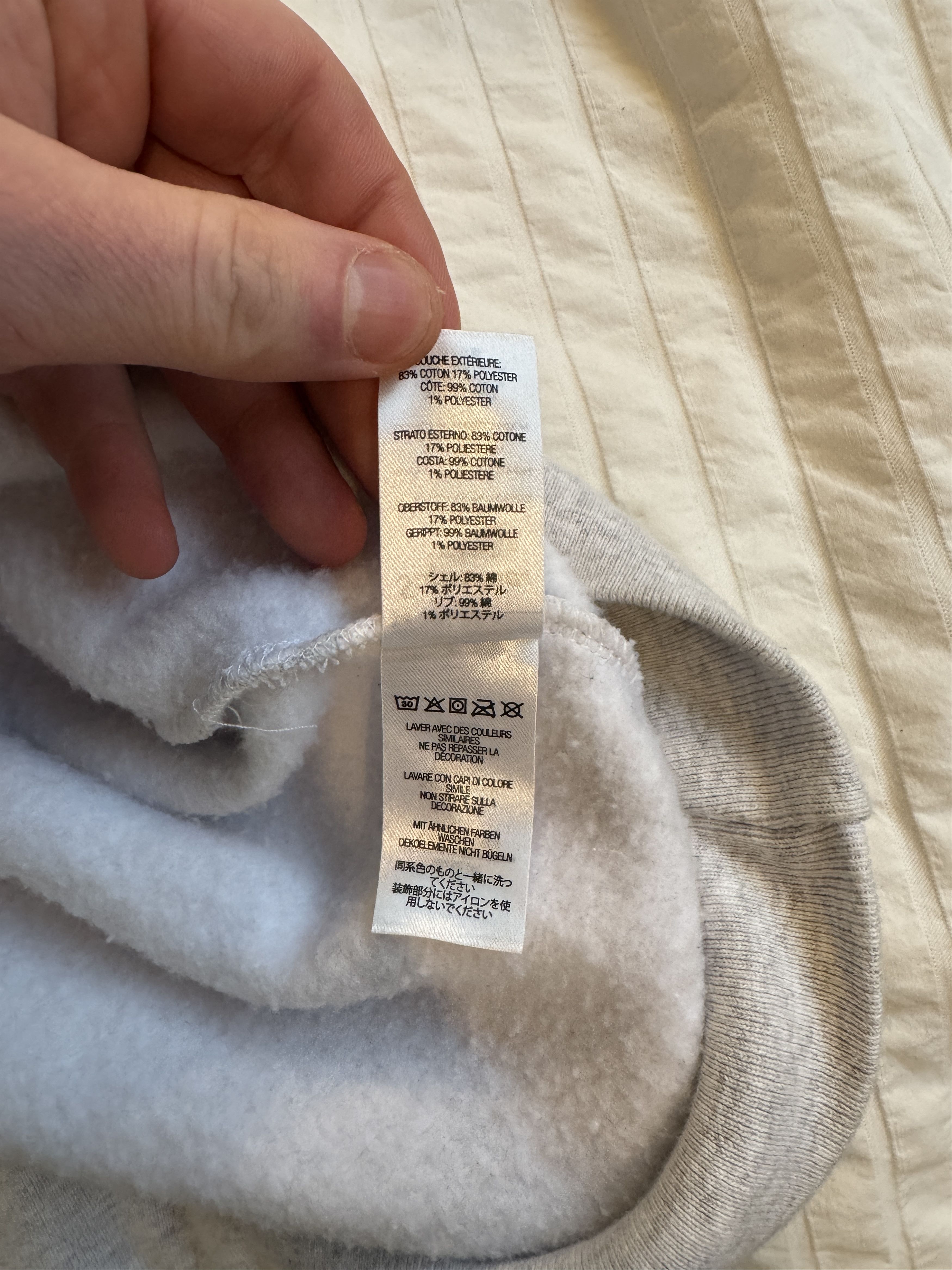 Supreme Supreme Small Box Logo Crewneck in Ash Gray size XL Size US XL / EU 56 / 4 - 9 Thumbnail