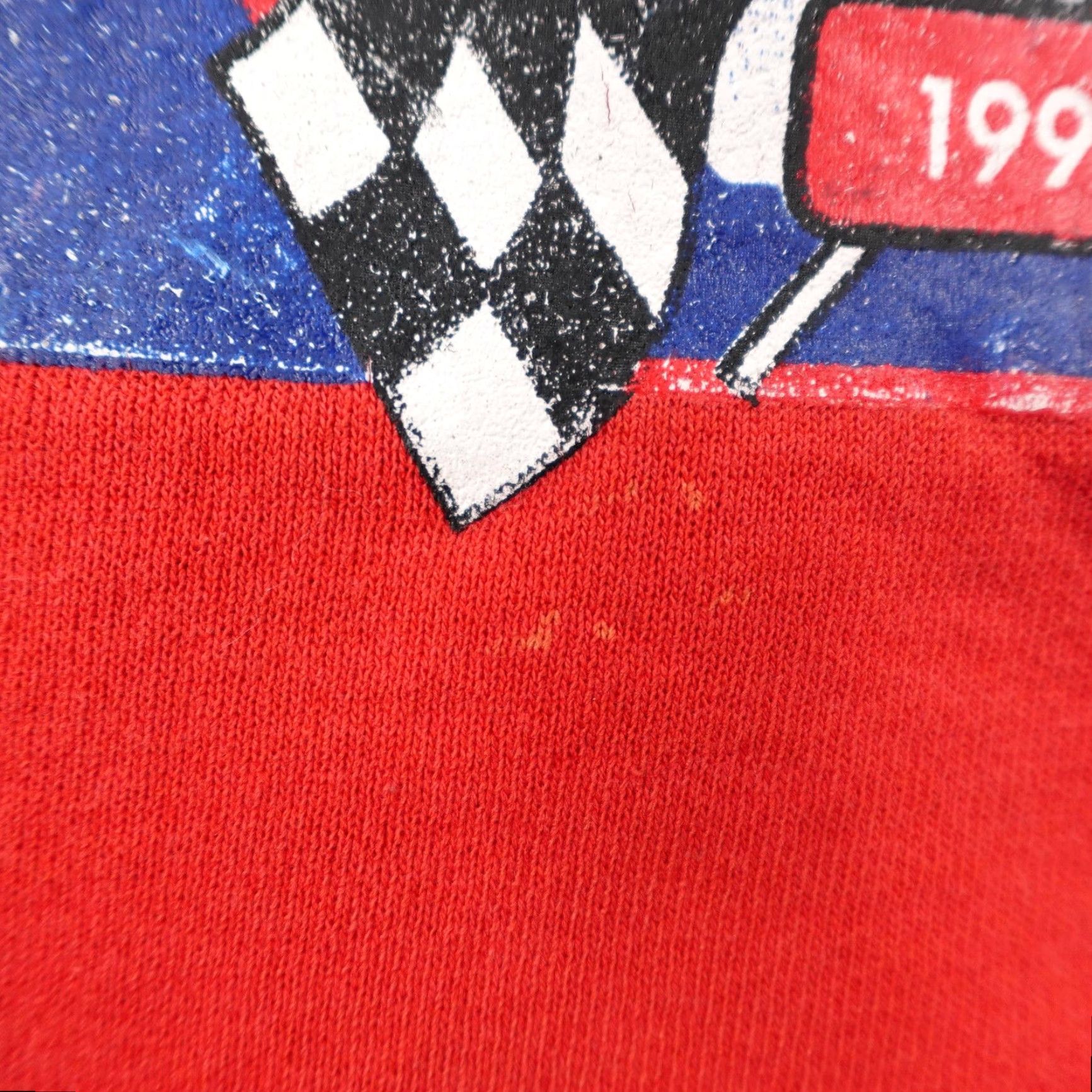 Russell Athletic VINTAGE Russell Athletic Sweatshirt M Red 90s Concours of Elegance Logo Graphic Print Mens Shirt Pullover Fabric Cotton Polyester Fleece Size US M / EU 48-50 / 2 - 4 Thumbnail