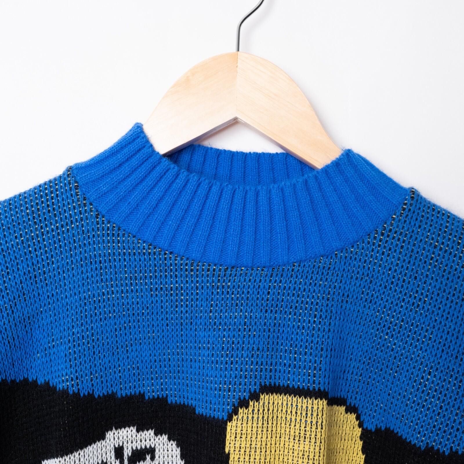 Other Vintage Simpsons Sweater 1990s Hot Cashews Men’s Small Blue Size US S / EU 44-46 / 1 - 5 Thumbnail