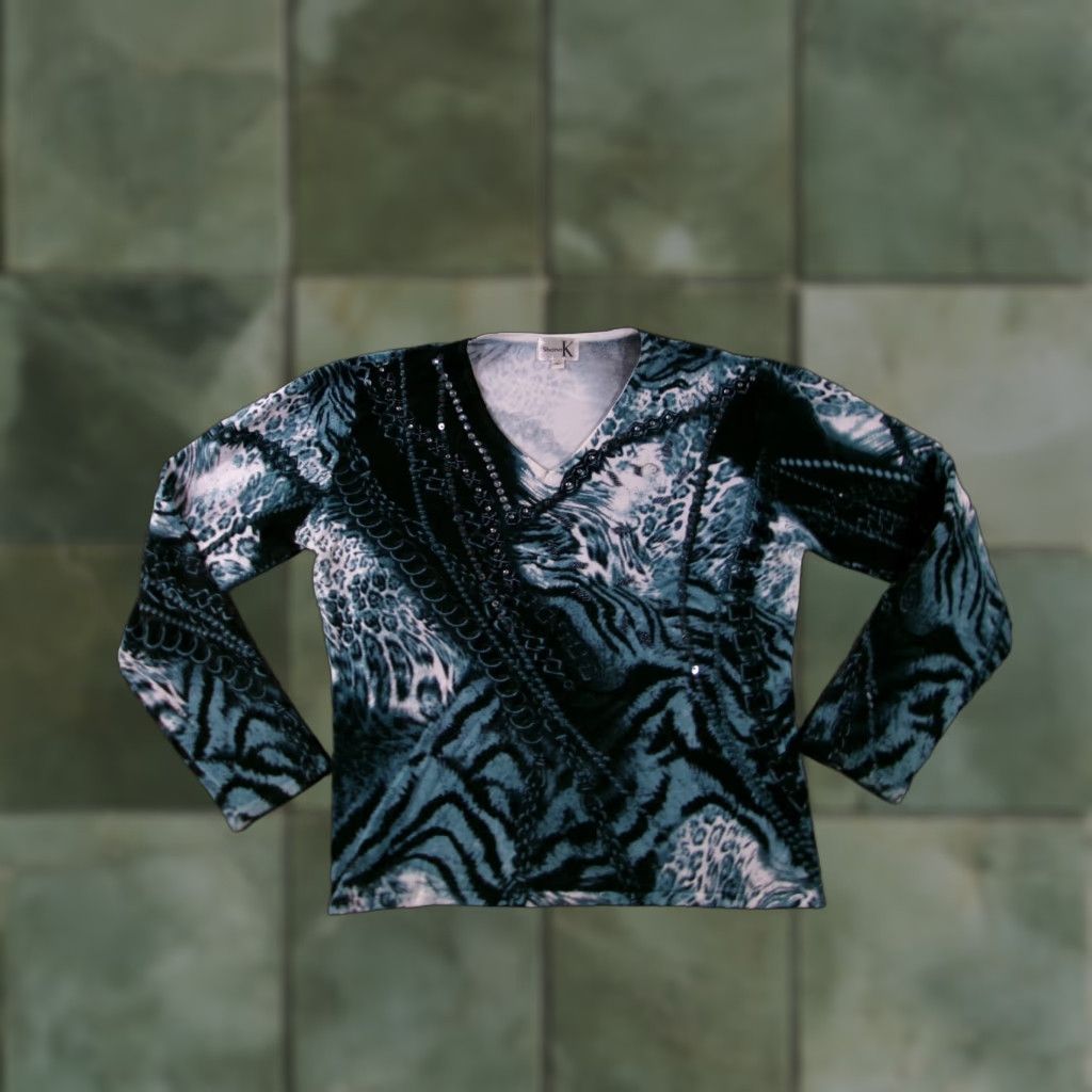 Vintage VINTAGE Shana K Top Women Extra Large Costal Beachy Cottage Resort Capsule Base Size XL / US 12-14 / IT 48-50 - 1 Thumbnail