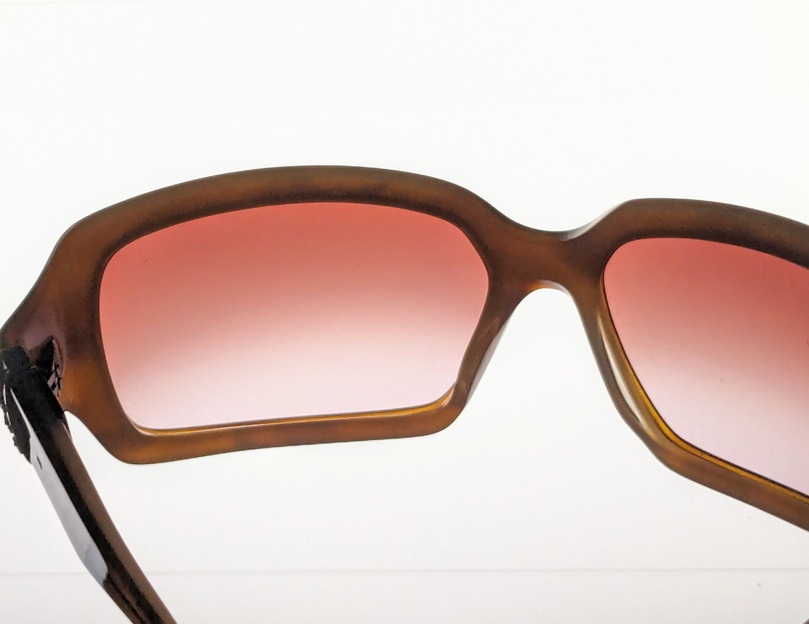 Chrome Hearts Chrome Hearts Sunglasses Cream Brown Pink Cross Sterling Size ONE SIZE - 19 Thumbnail