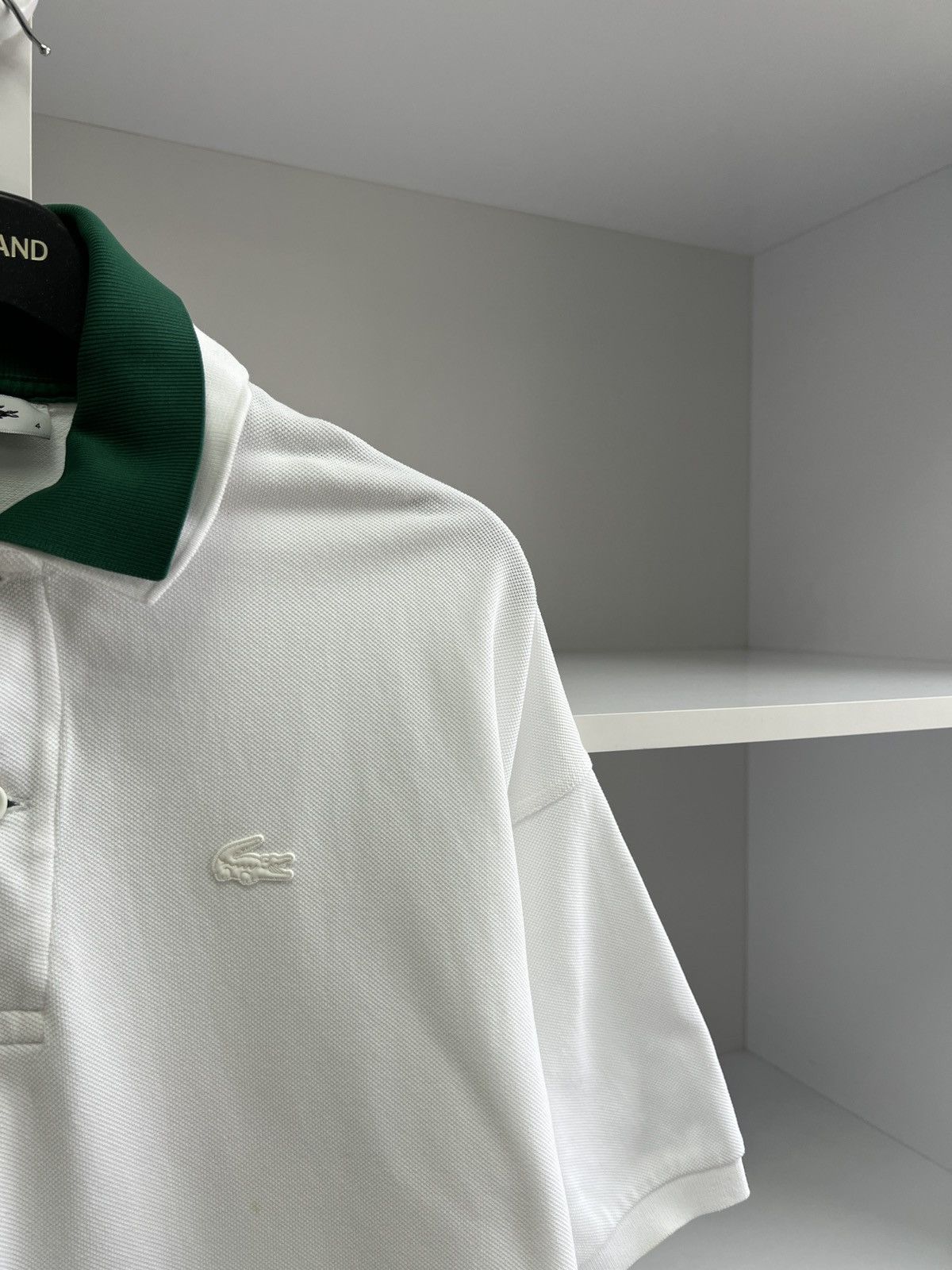 Lacoste × Vintage Vintage Lacoste White Streetwear Polo T-Shirt Size US L / EU 52-54 / 3 - 7 Thumbnail