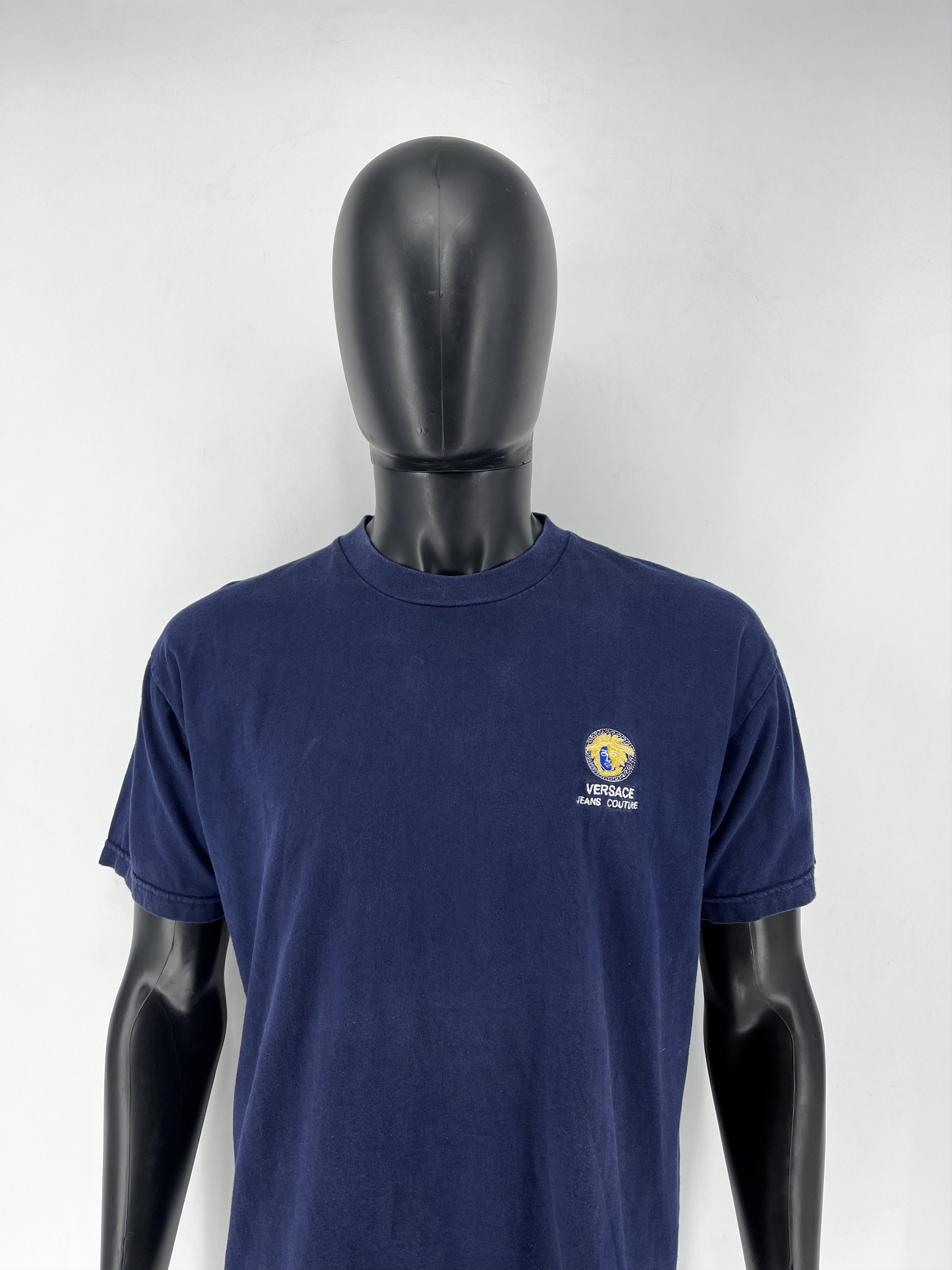 Designer 90s vintage Versace Jeans Couture Bootleg golden Medusa Size US M / EU 48-50 / 2 - 1 Thumbnail