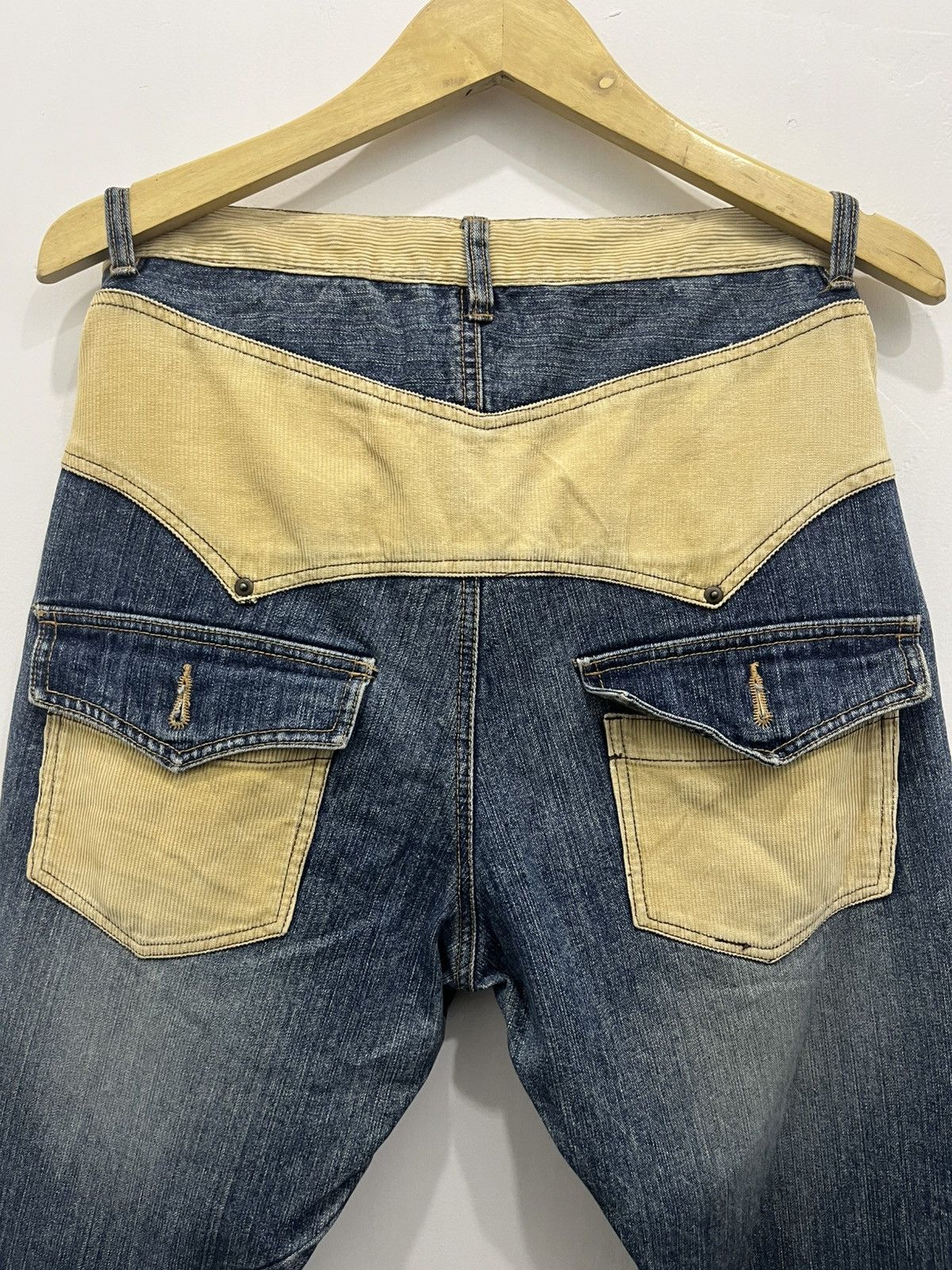 Japanese Brand Lao Targo Bikers Jeans Denim Cowboy 90s Style Vtg Size US 32 / EU 48 - 8 Thumbnail