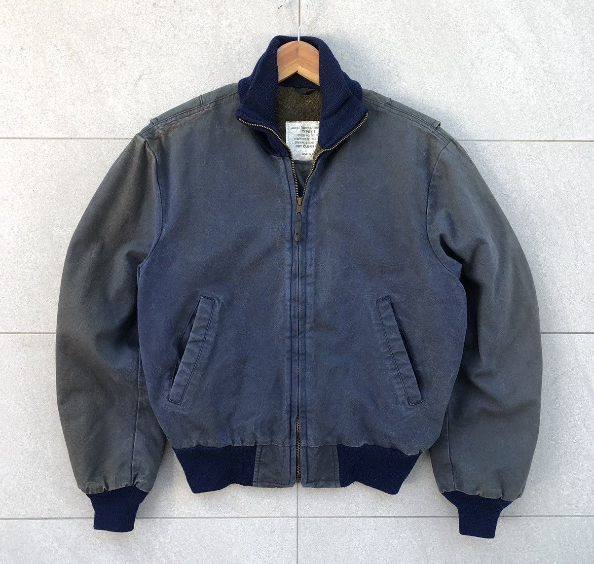 I. Spiewak And Sons VTG l.Spiewak & Sons Duck Canvas Lined Blanket Bomber Jacket Size US S / EU 44-46 / 1 - 8 Thumbnail