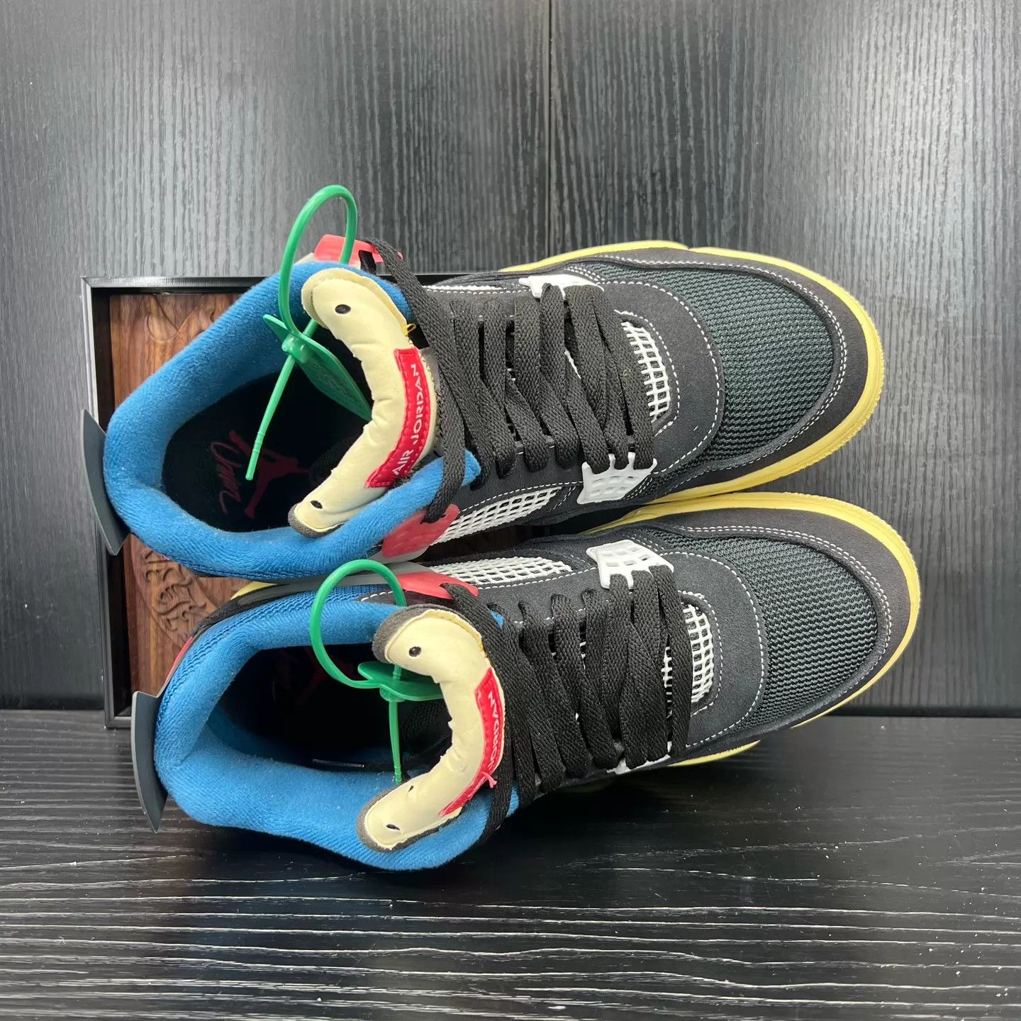 Nike AJ4 Union Black Blue 44 99 New Size US 10 / EU 43 - 4 Thumbnail