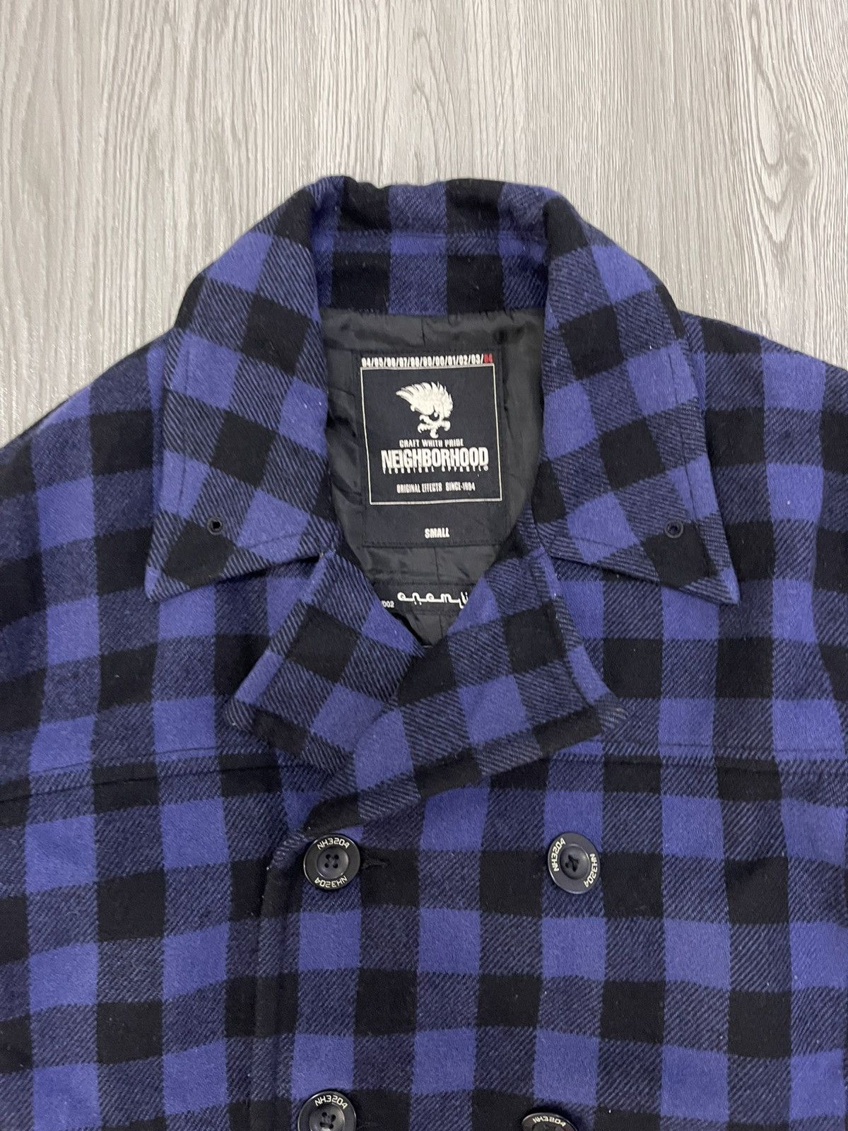 Neighborhood 2004 Neighborhood Enemy Plaid Double Breasted Jacket Size US S / EU 44-46 / 1 - 8 Thumbnail