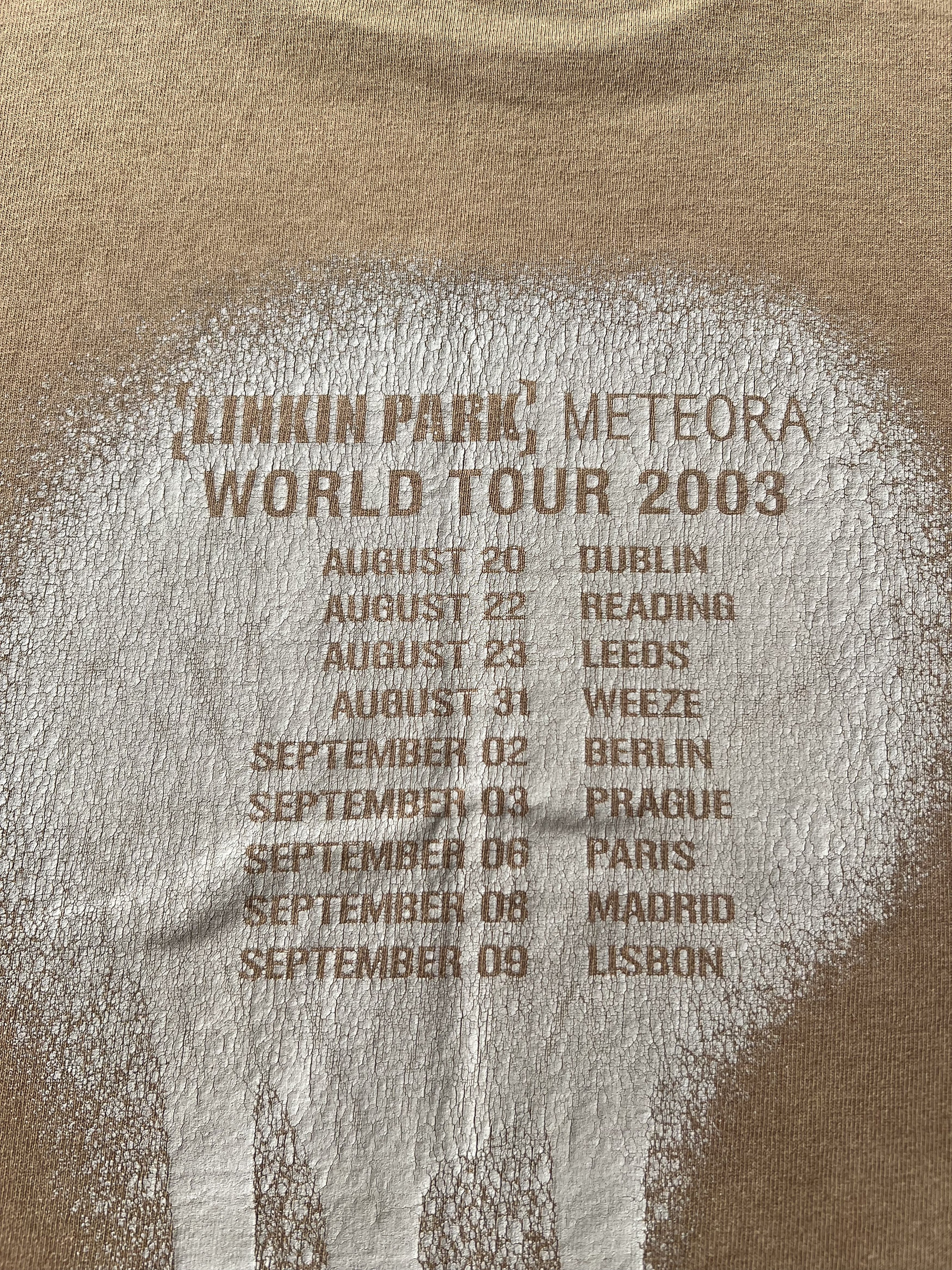 Band Tees Vintage 2003 Linkin Park Meteora World Tour Rock T-shirt Size US M / EU 48-50 / 2 - 18 Thumbnail
