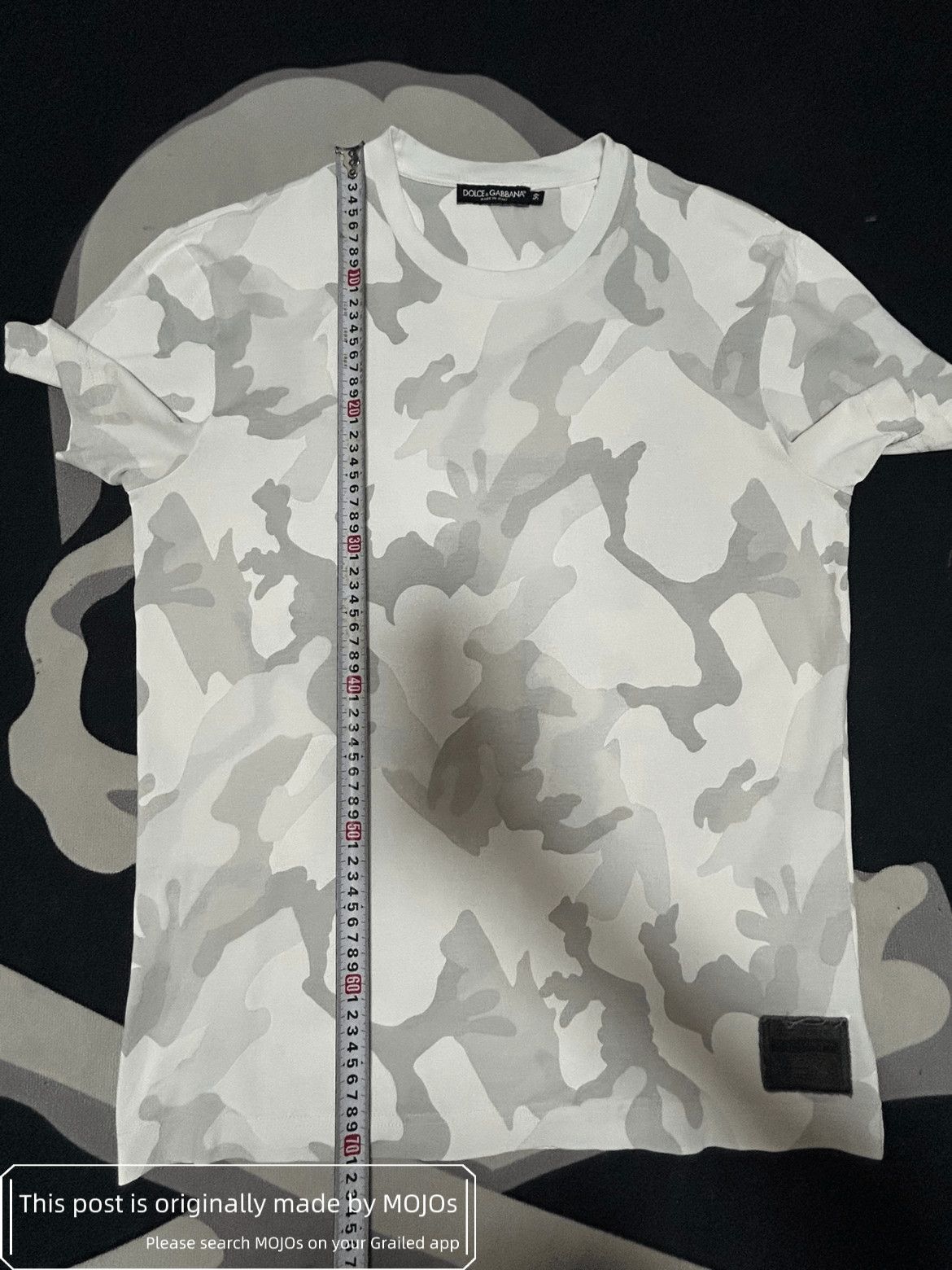 Dolce & Gabbana Sz 50 Dolce & Gabbana White Camo Tee Size US M / EU 48-50 / 2 - 6 Thumbnail