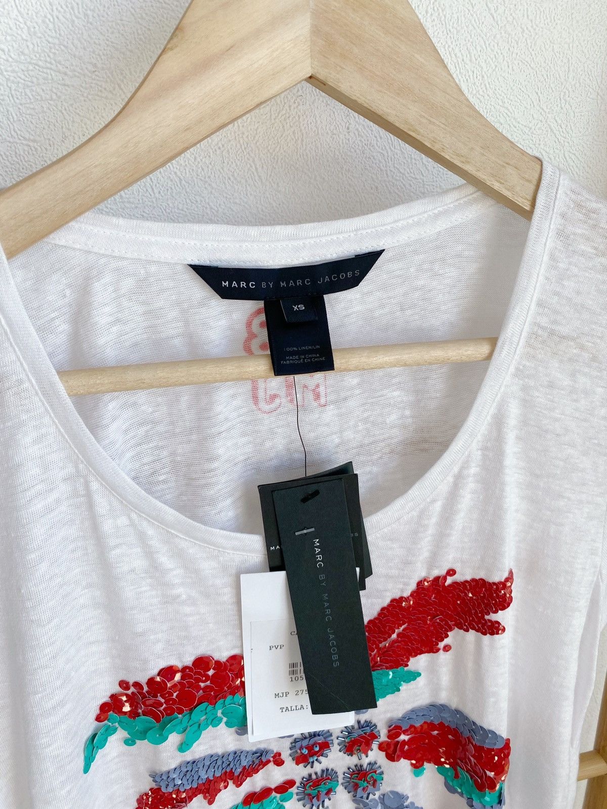 Marc by Marc Jacobs Marc By Marc Jacobs Linen T-Shirt Size XS Size XS / US 0-2 / IT 36-38 - 3 Thumbnail