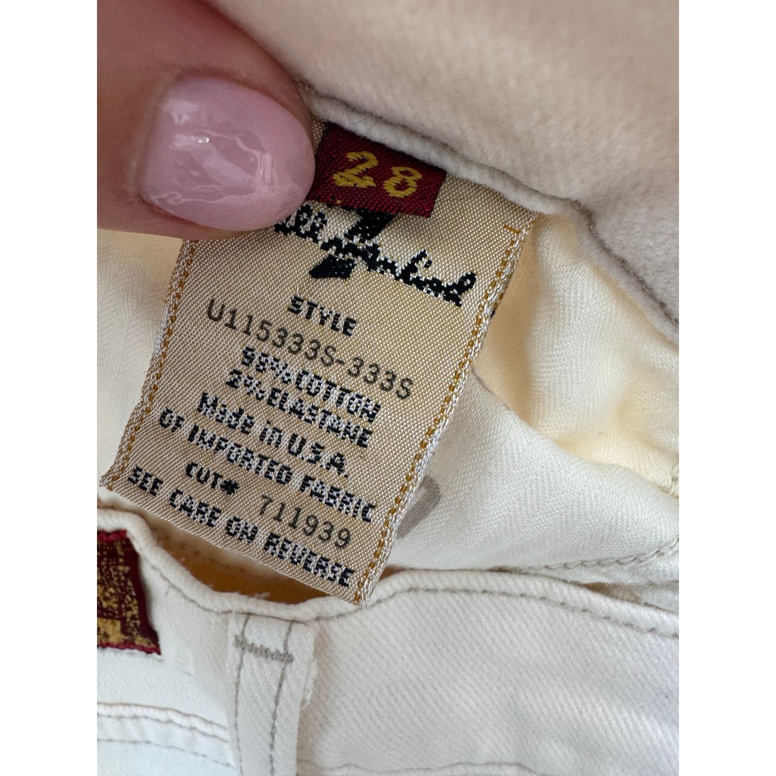 7 For All Mankind 7 For All Mankind Dojo Jeans low Wide Leg flare Y2K vintage Size 28" / US 6 / IT 42 - 7 Thumbnail