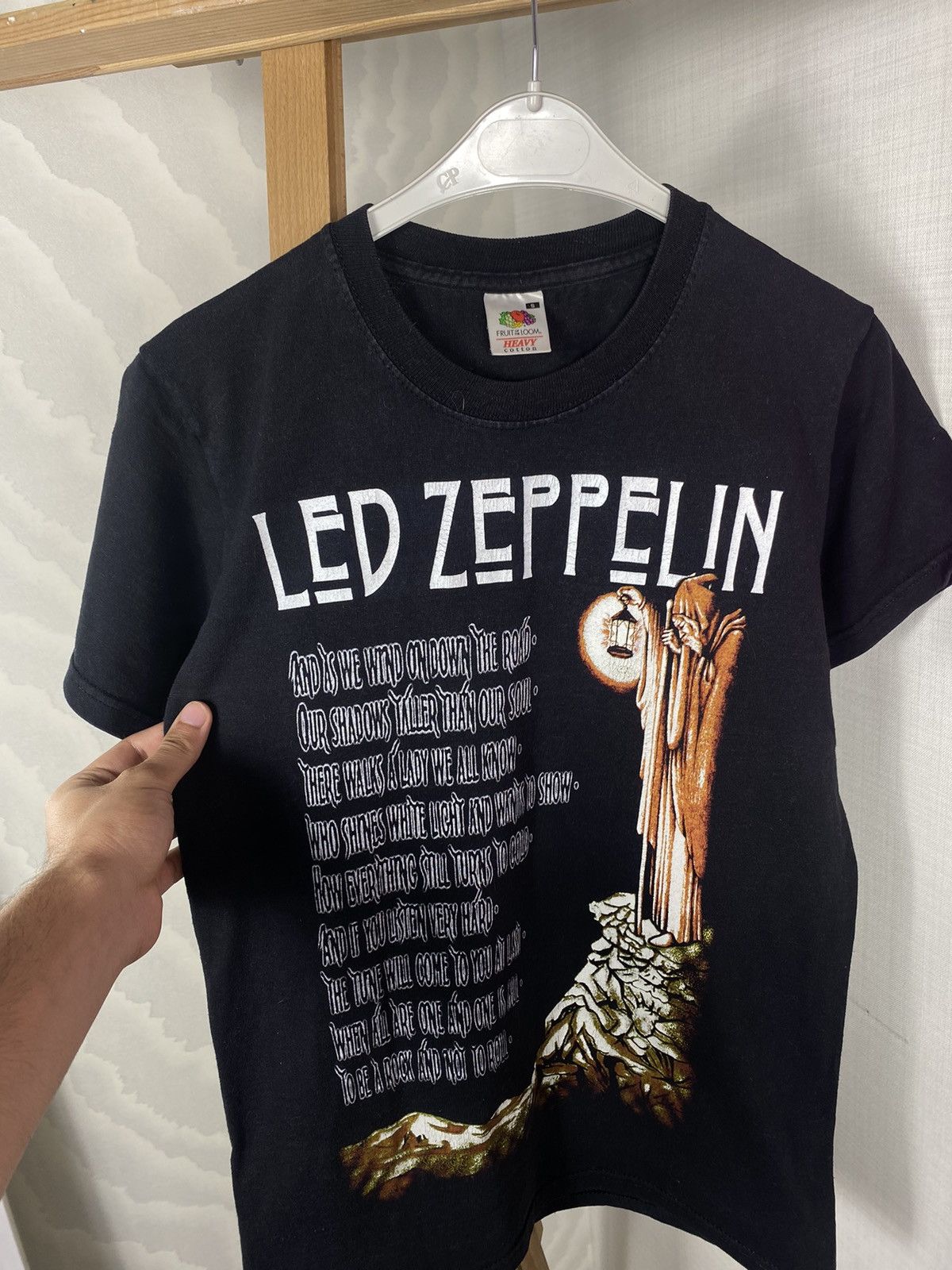 Band Tees × Led Zeppelin × Vintage Led Zeppelin Death T Shirt Size US S / EU 44-46 / 1 - 8 Thumbnail