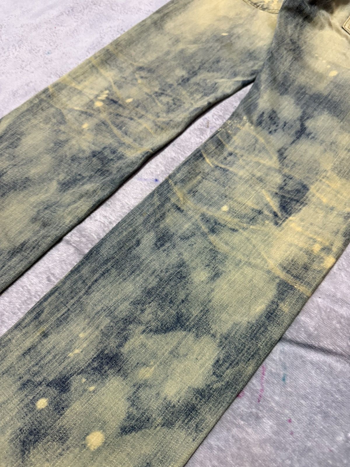 Hysteric Glamour Standard Number Japan Acid Mud Wash Straight Jeans Size US 30 / EU 46 - 13 Thumbnail