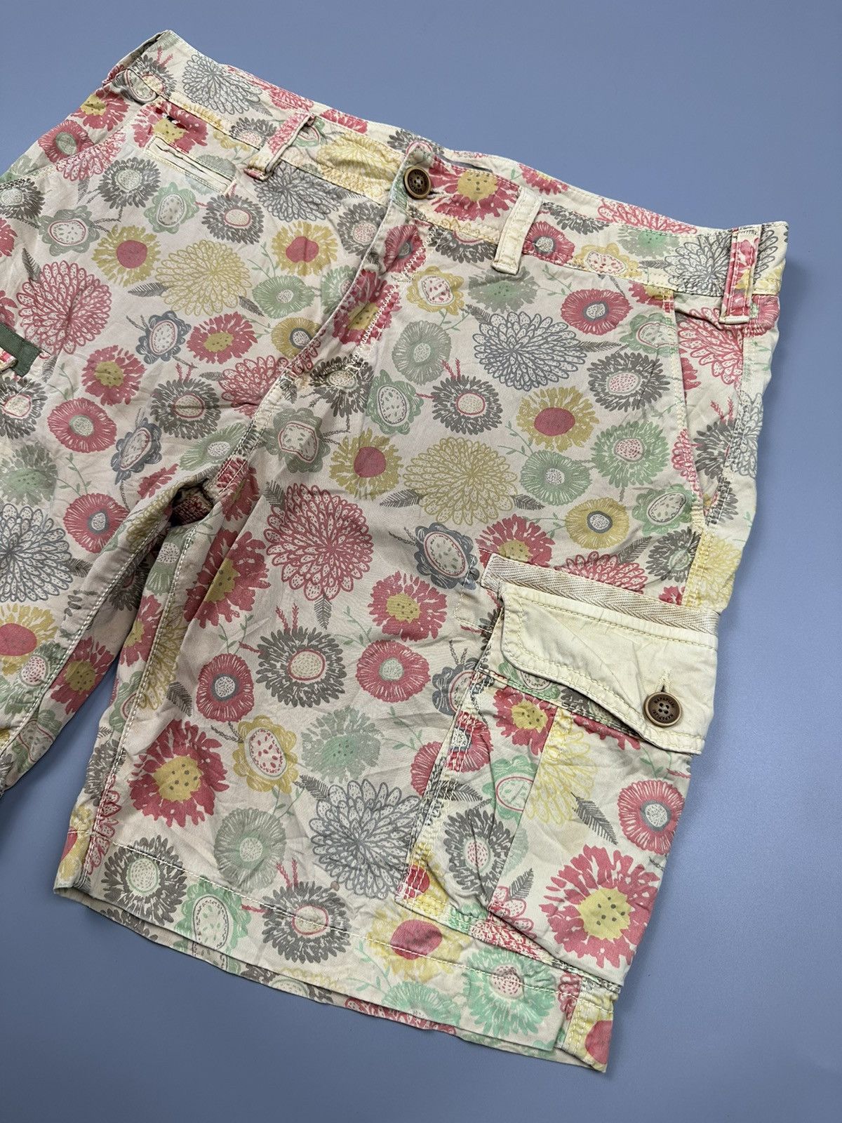 Napapijri Napapijri Floral Cargo Pants Size US 35 - 4 Thumbnail