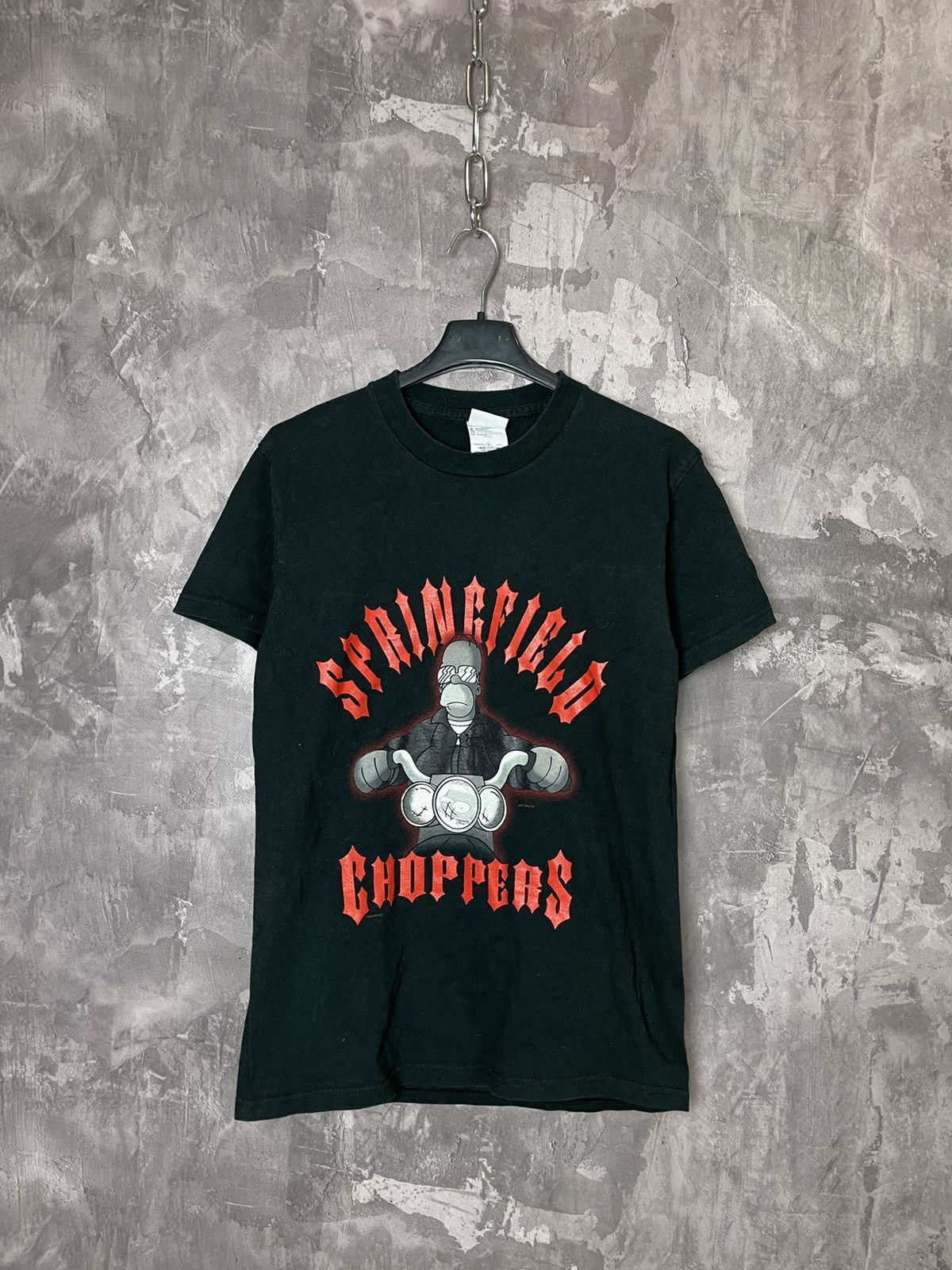 The Simpsons × Vintage Vintage 2004 The Simpsons Biker T Shirt Size US S / EU 44-46 / 1 - 1 Thumbnail