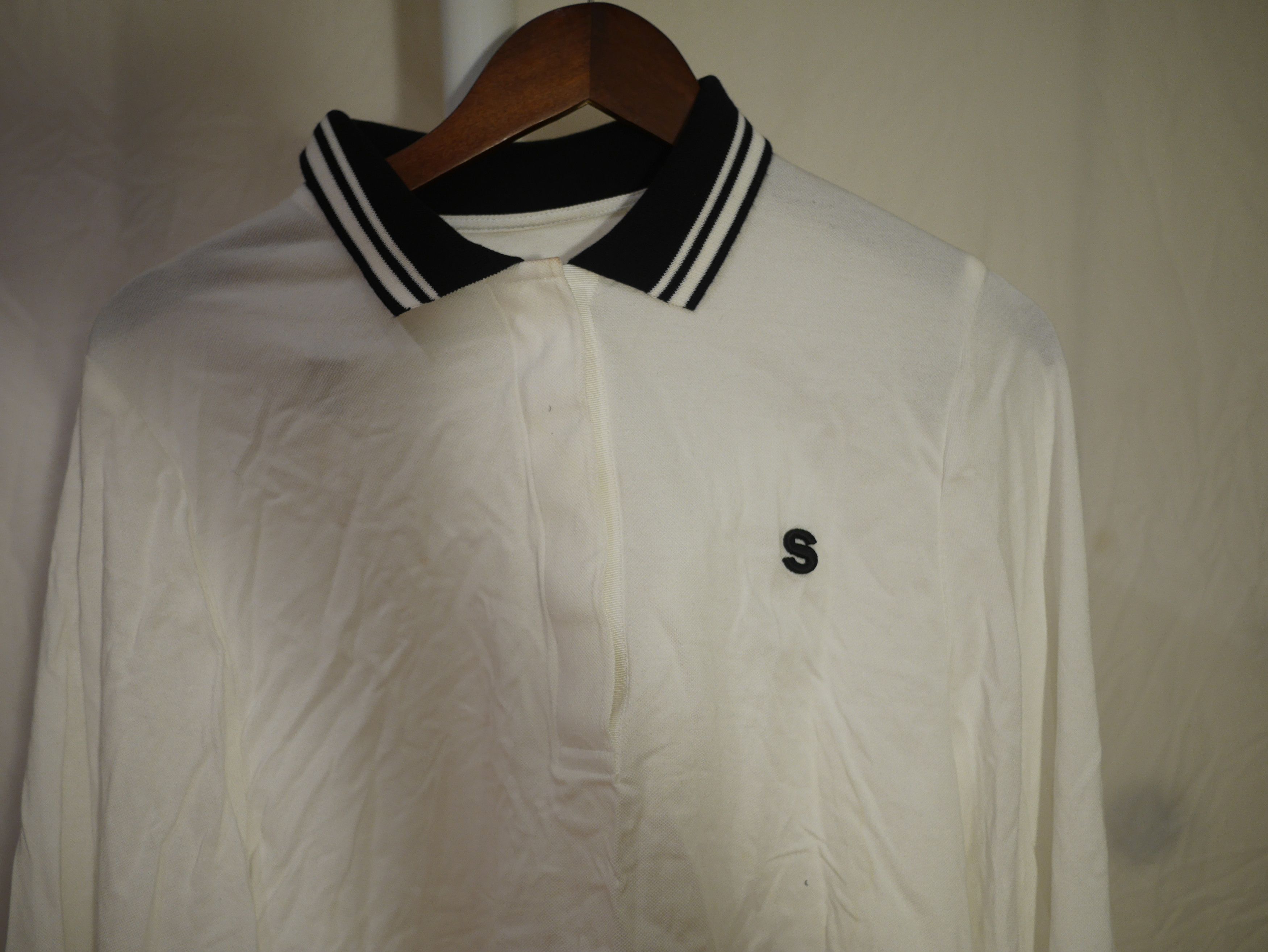 Sacai SACAI S LOGO PIQUE POLO CAPE SHIRT Size M / US 6-8 / IT 42-44 - 3 Thumbnail