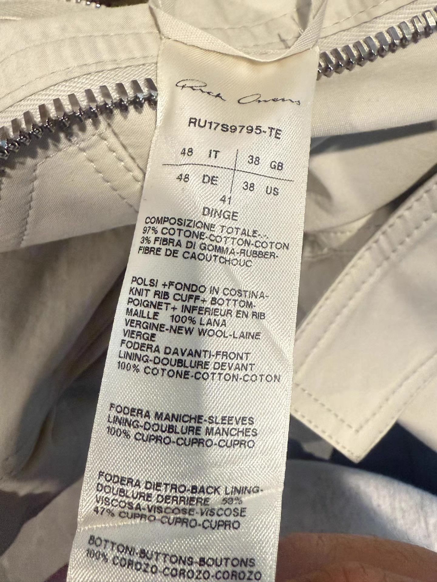 Rick Owens Rick Owens Runway Jacket Ｑ20 Size US M / EU 48-50 / 2 - 4 Thumbnail