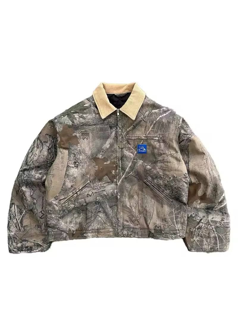 Japanese Brand × Vintage loose retro zippered jacket with fold-down collar Size US L / EU 52-54 / 3 - 3 Thumbnail