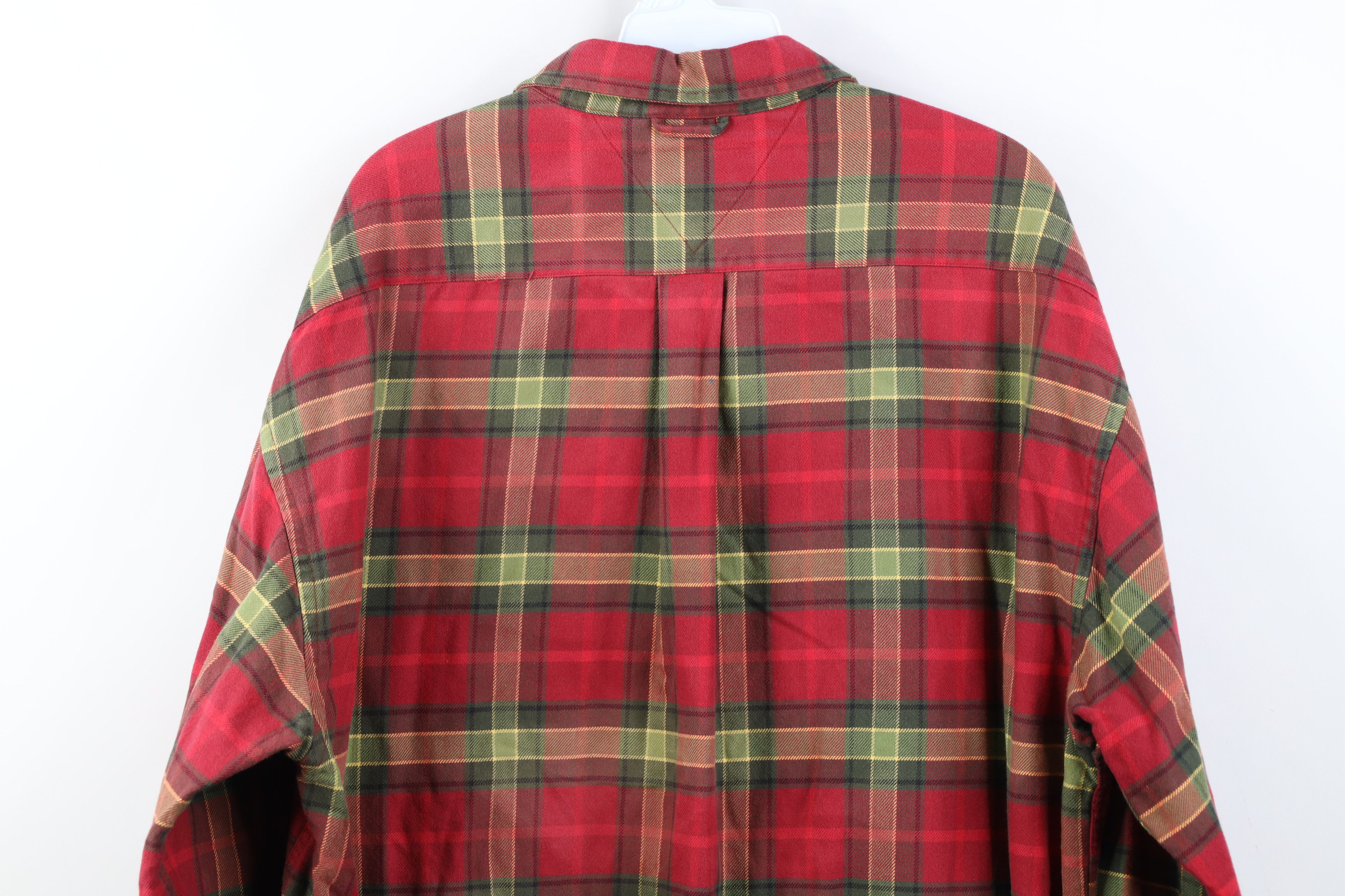 Tommy Hilfiger Vintage 90s Tommy Hilfiger Heavyweight Button Shirt Plaid Size US XL / EU 56 / 4 - 10 Thumbnail
